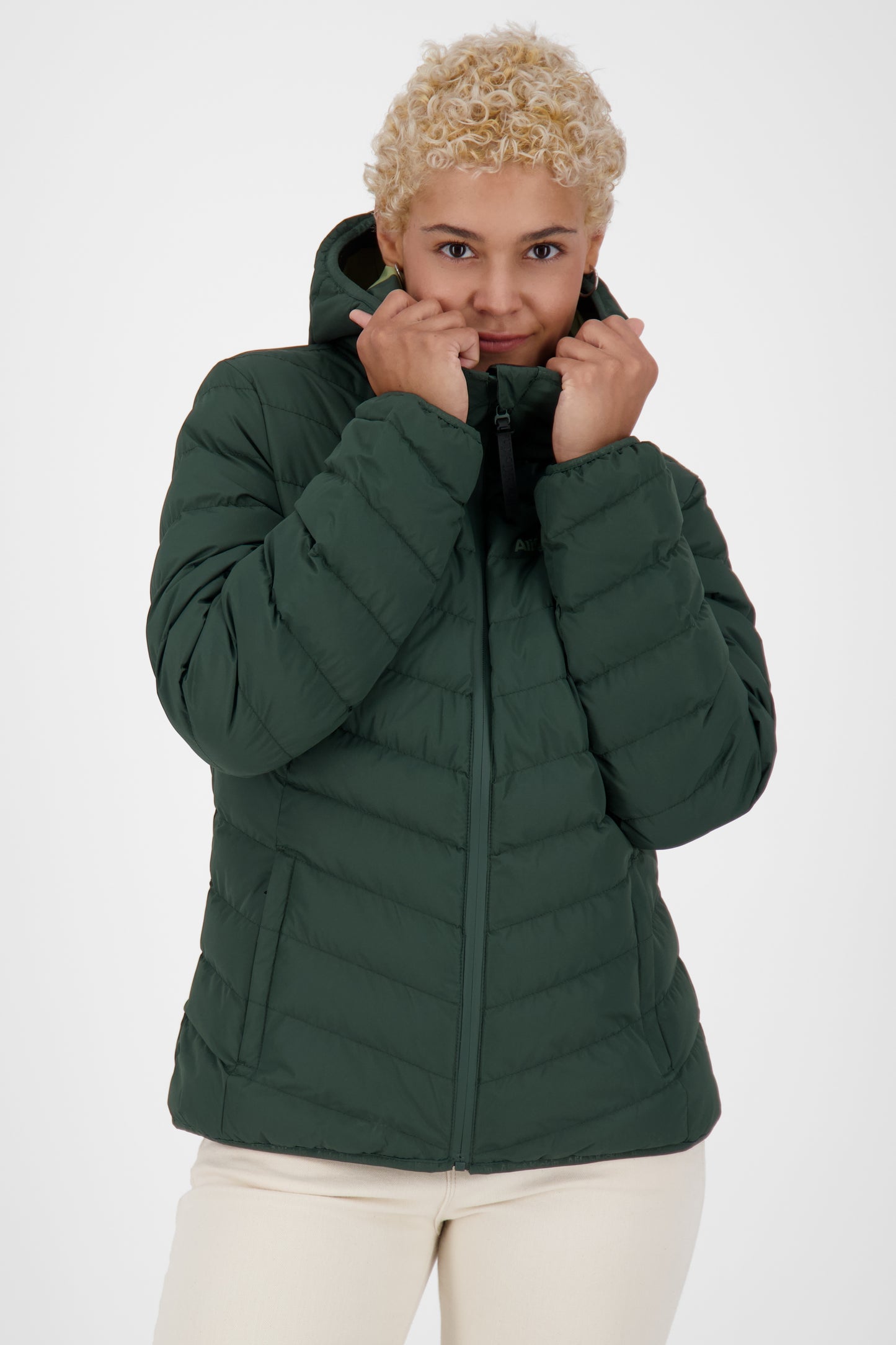 Damenjacke RabeaAK A von Alife and Kickin - warm, stylisch & funktional Dunkelgrün