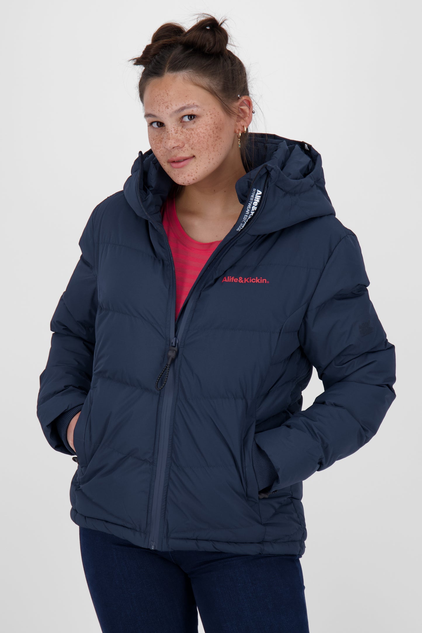 Trendige Steppjacke Damen RaianaAK A - der ideale Begleiter Dunkelblau