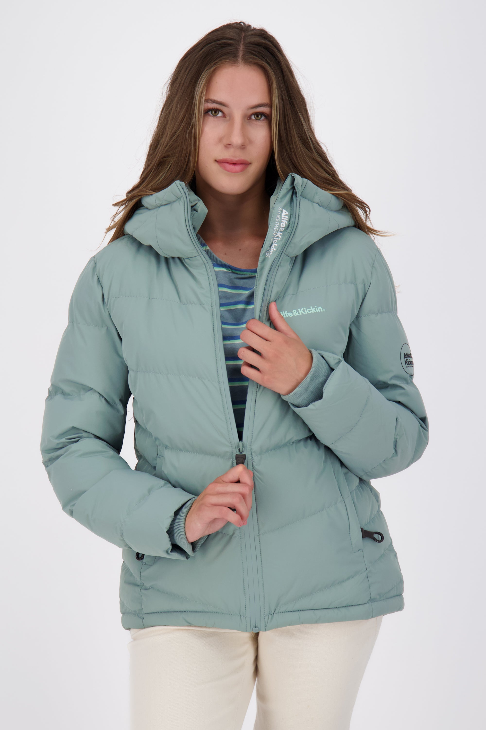Trendige Steppjacke Damen RaianaAK A - der ideale Begleiter Grau