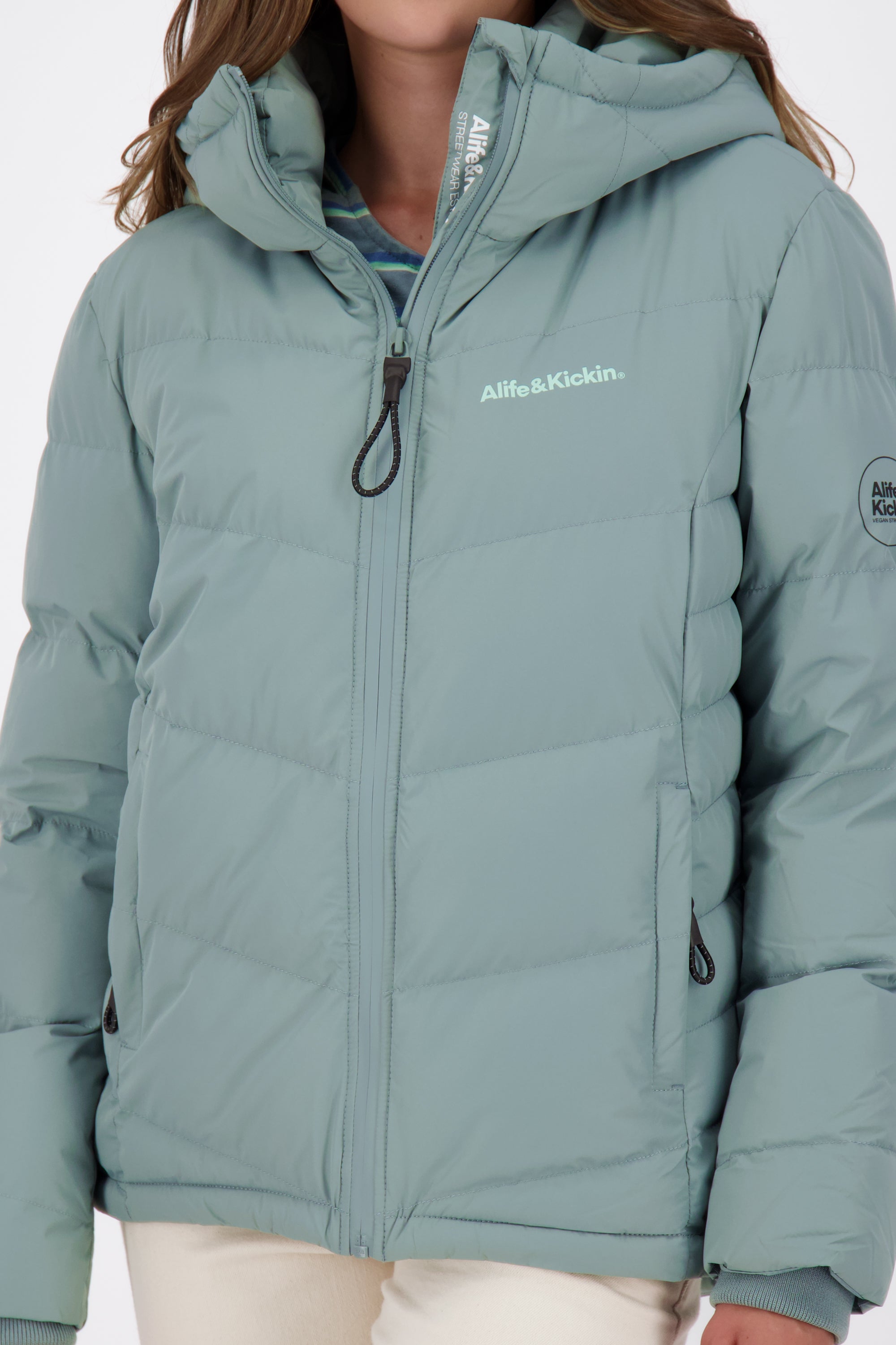 Trendige Steppjacke Damen RaianaAK A - der ideale Begleiter Grau