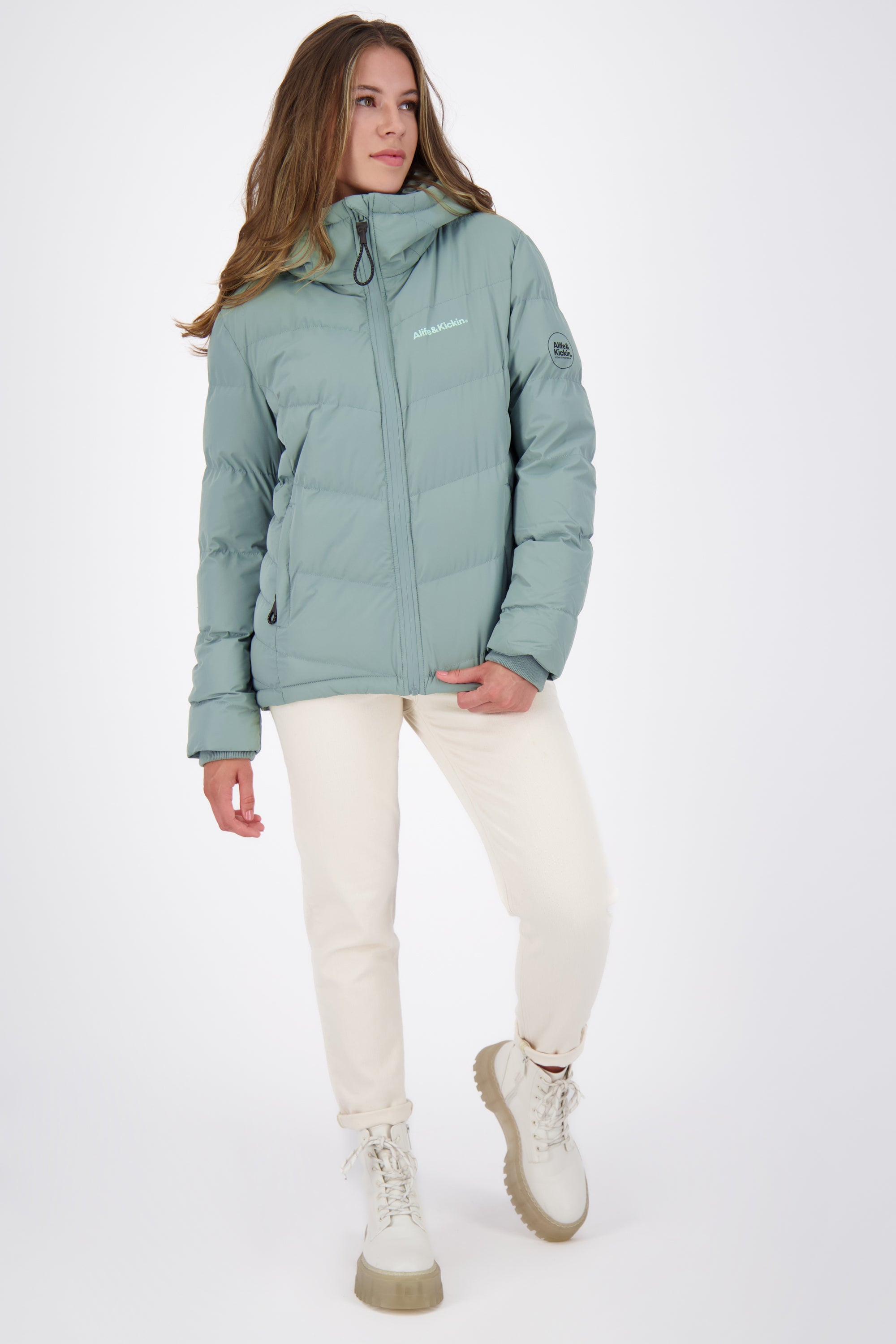 Trendige Steppjacke Damen RaianaAK A - der ideale Begleiter Grau