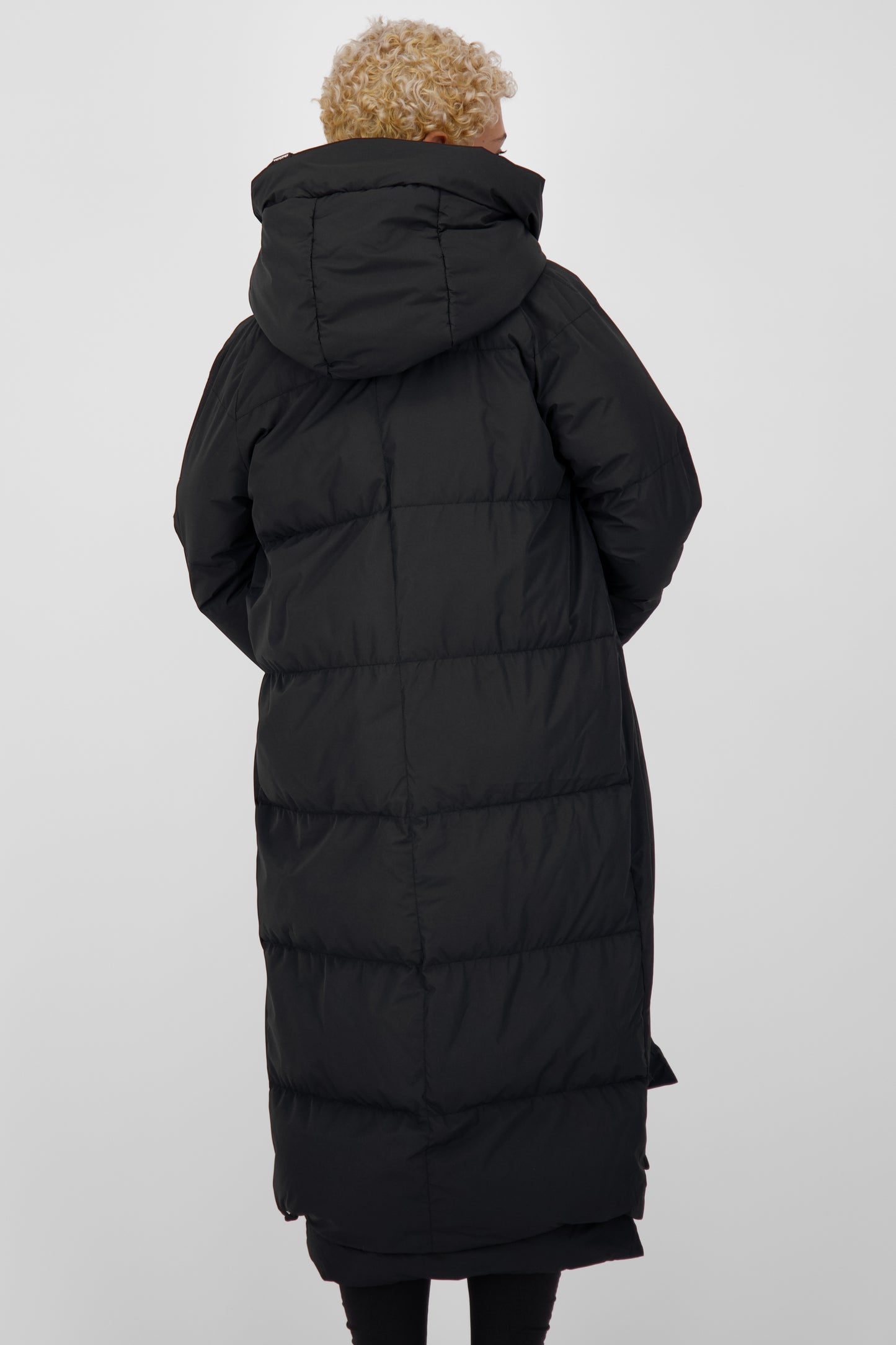 Damen Winterjacke Lang - Pufferjacke RihannaAK A Schwarz