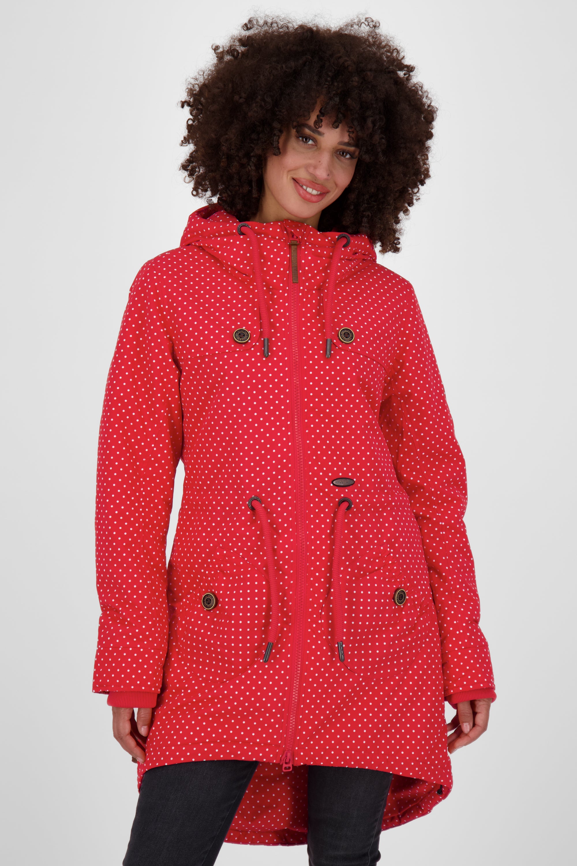 Damen Winterjacke - KarlottiAK A von Alife and Kickin Rot