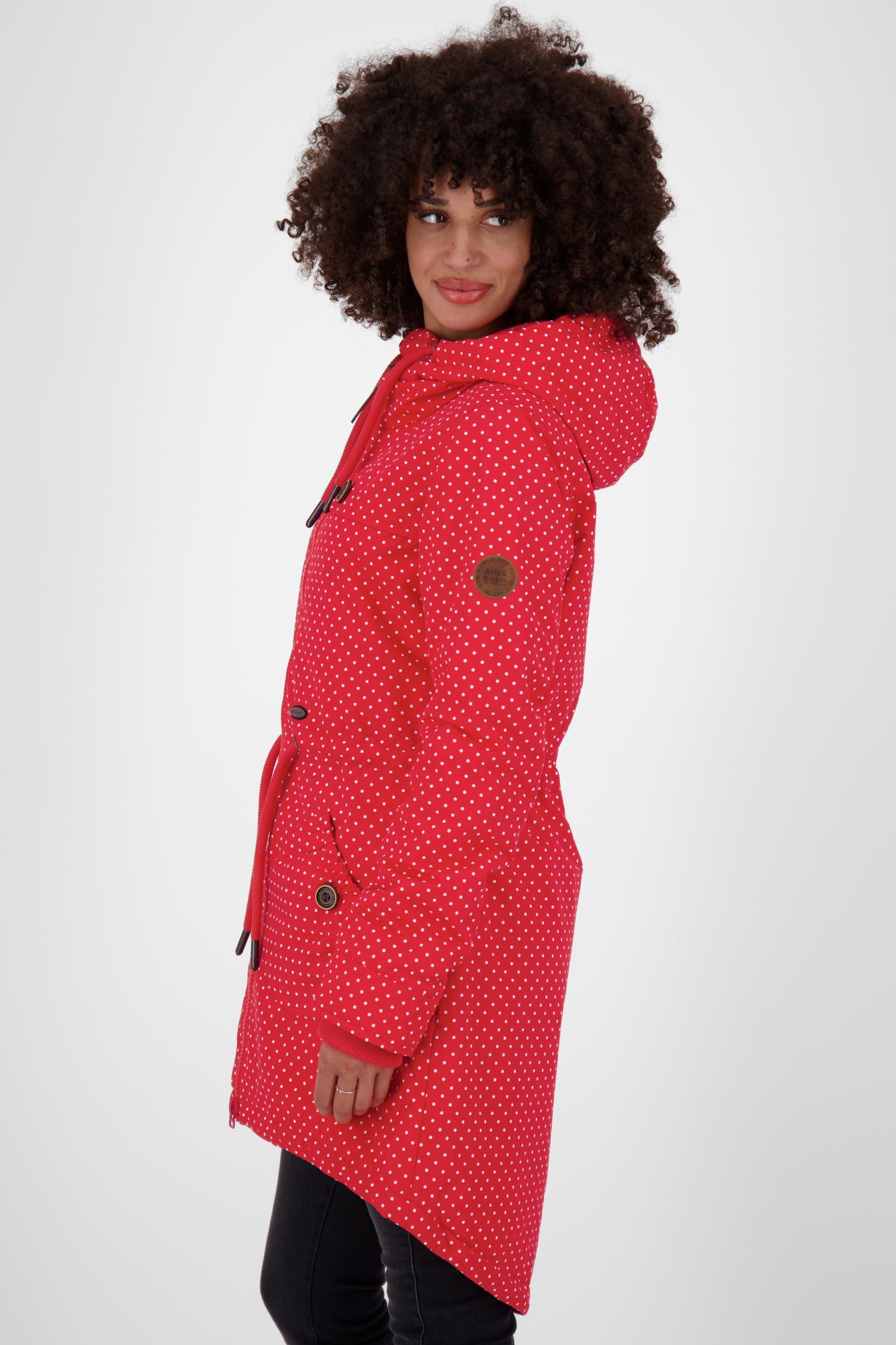 Damen Winterjacke - KarlottiAK A von Alife and Kickin Rot