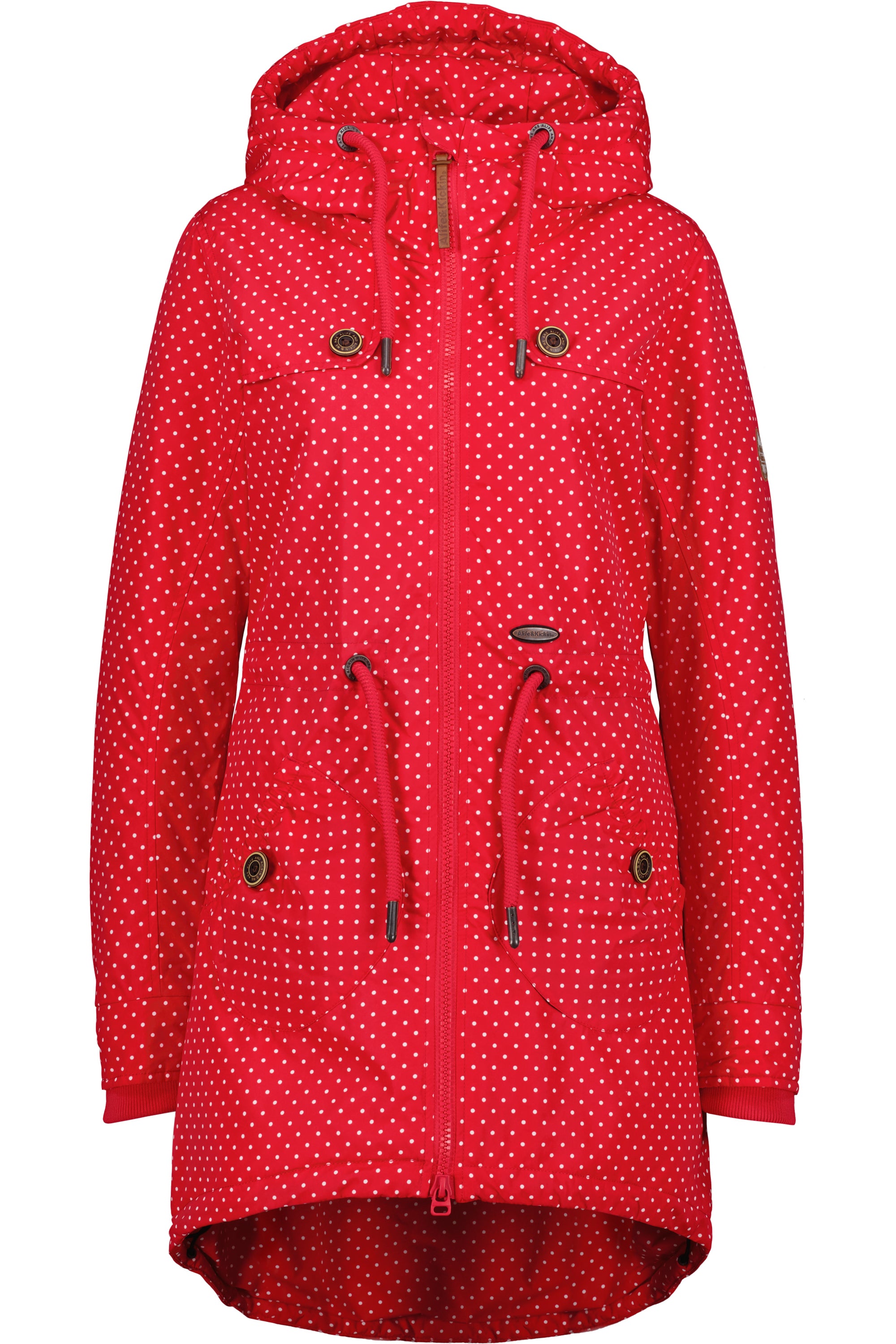 Damen Winterjacke - KarlottiAK A von Alife and Kickin Rot