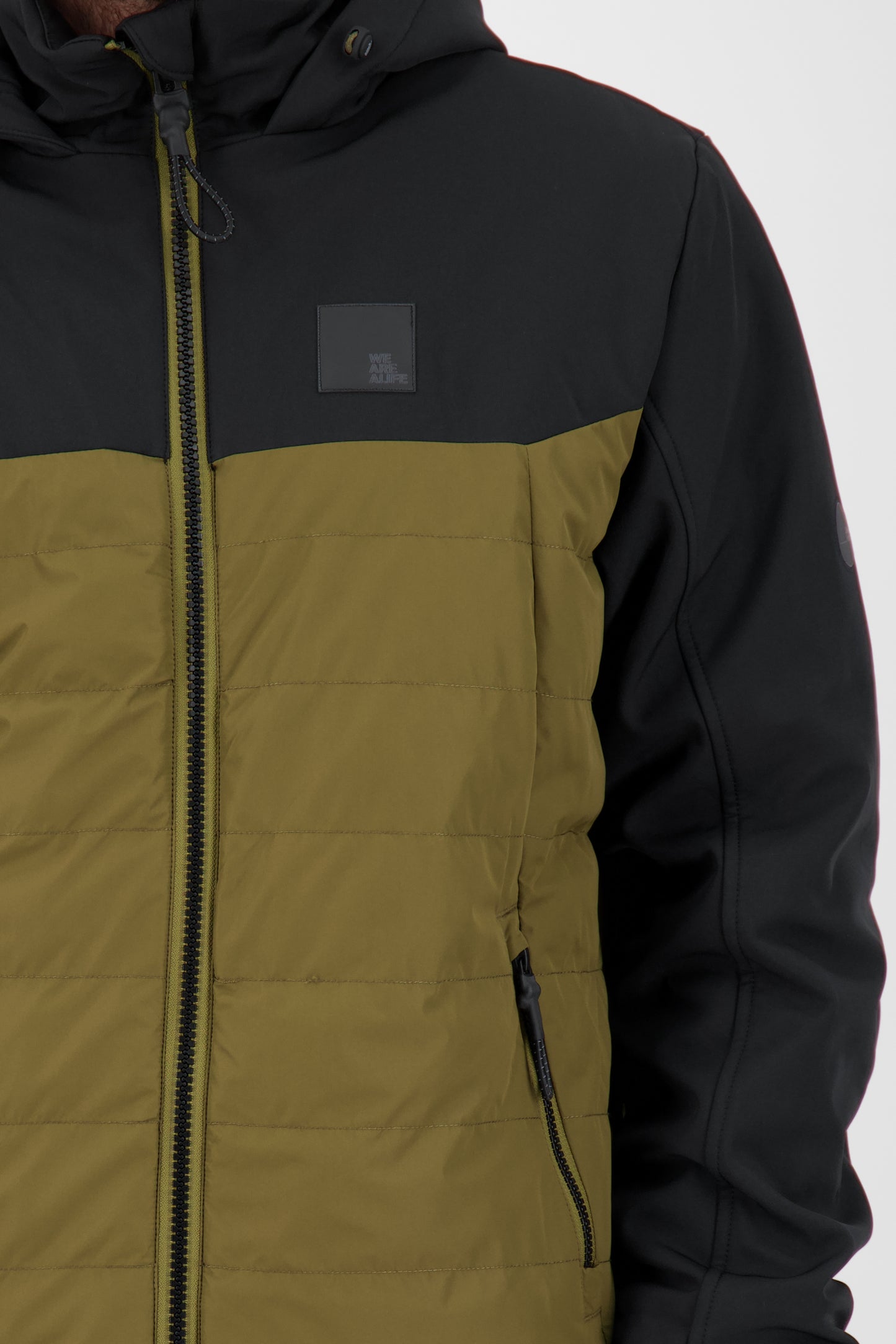 Mr BlackAK A - sportliche Steppjacke für Herren Dunkelgrün