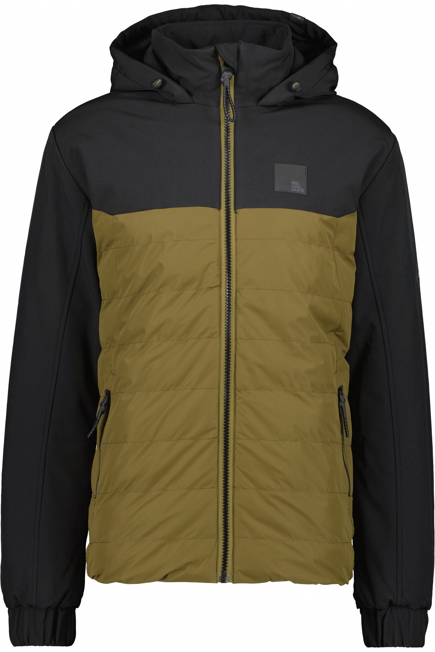 Mr BlackAK A - sportliche Steppjacke für Herren Dunkelgrün