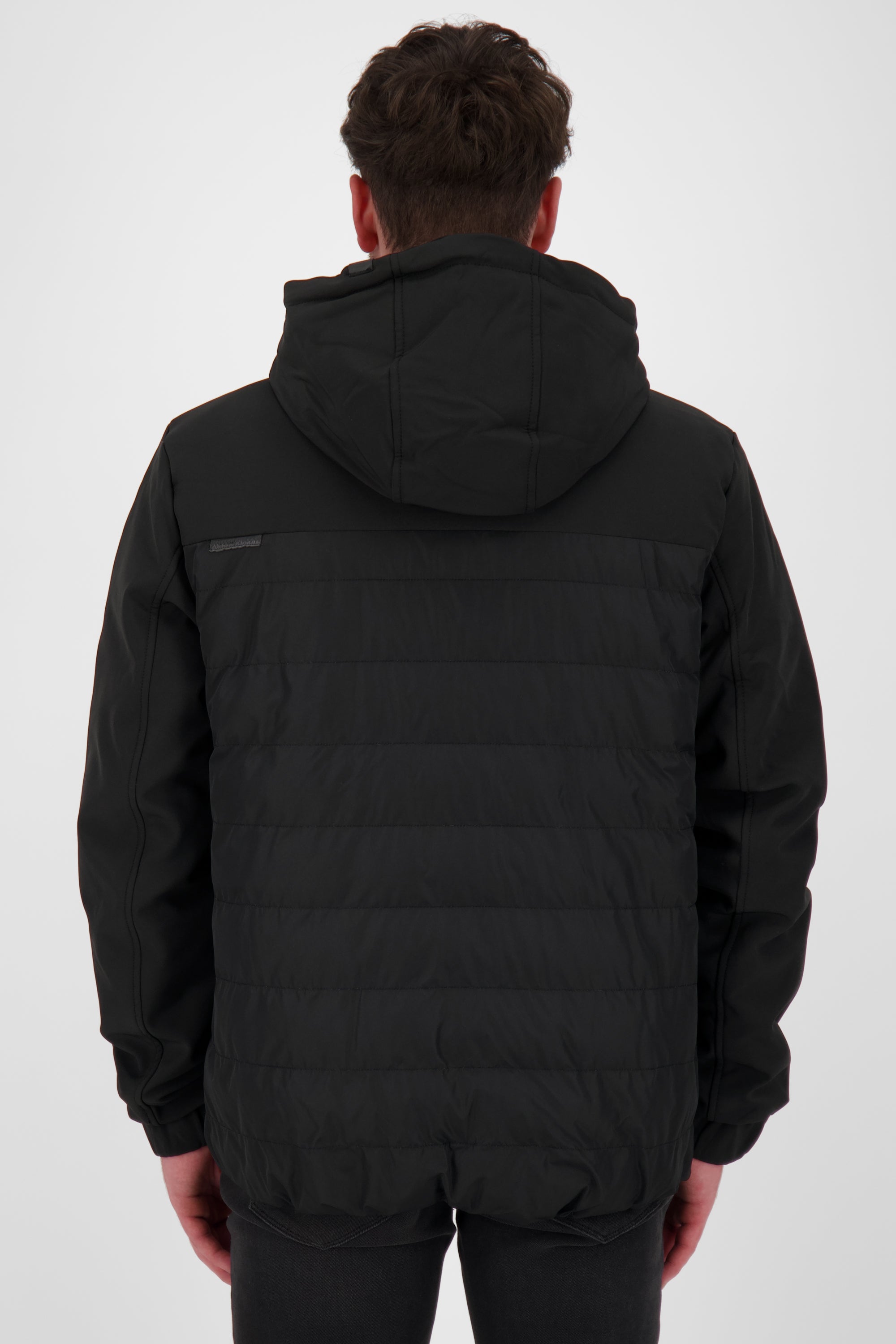 Mr BlackAK A - sportliche Steppjacke für Herren Schwarz