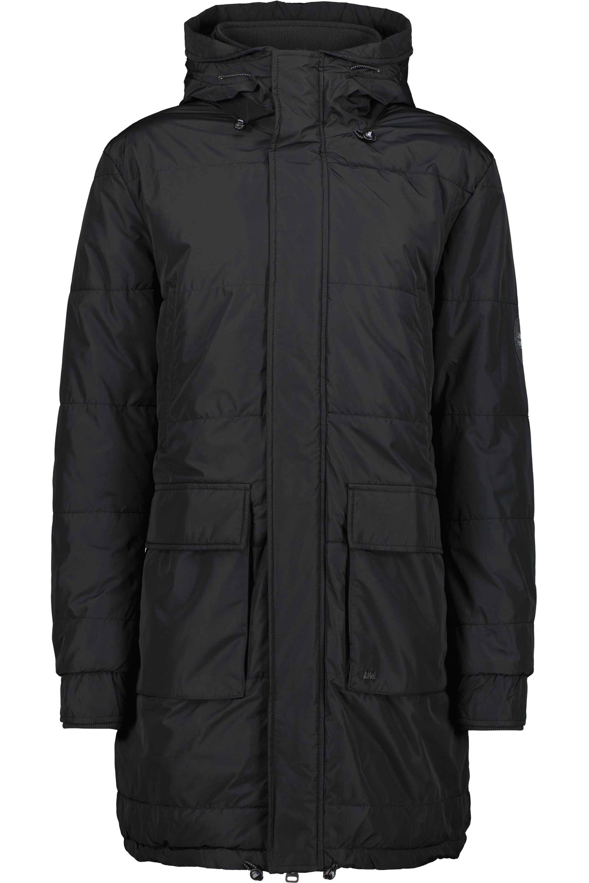 Trendiger Wintermantel BlakeAK A für Herren von Alife and Kickin Schwarz