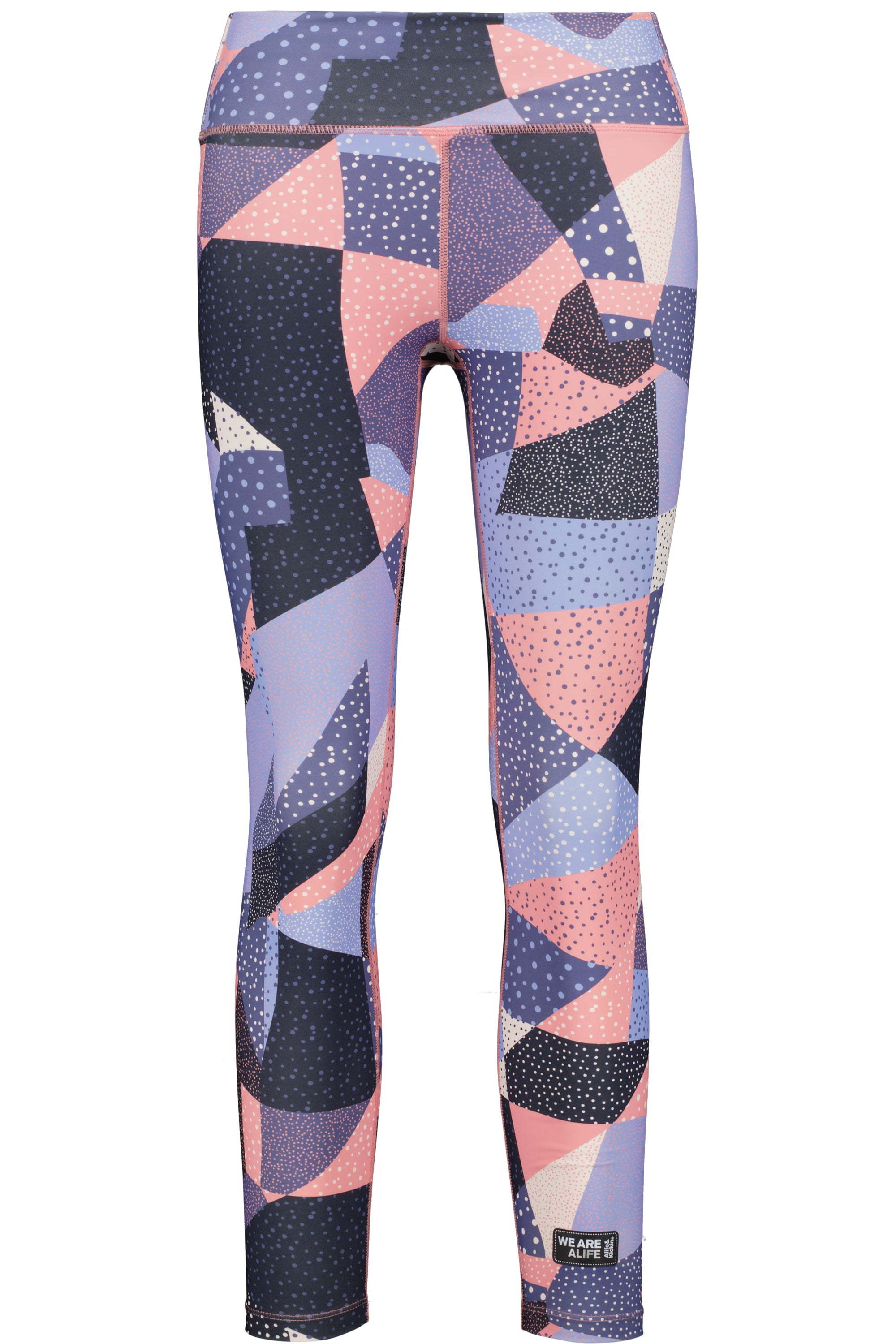 Alloverprint und sportliche Details: Die AriaAK Leggings für aktive Frauen Orange