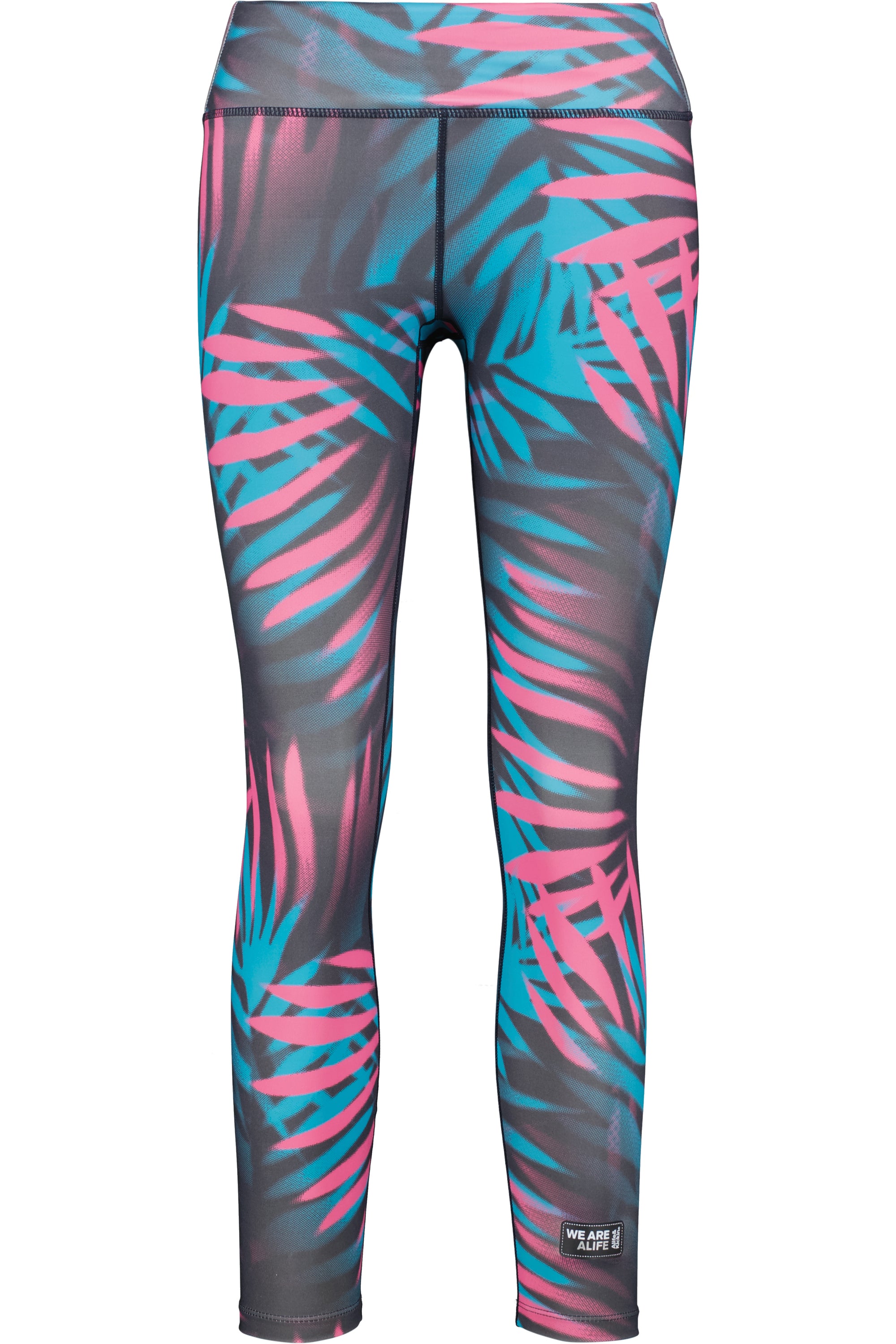 Alloverprint und sportliche Details: Die AriaAK Leggings für aktive Frauen Dunkelblau