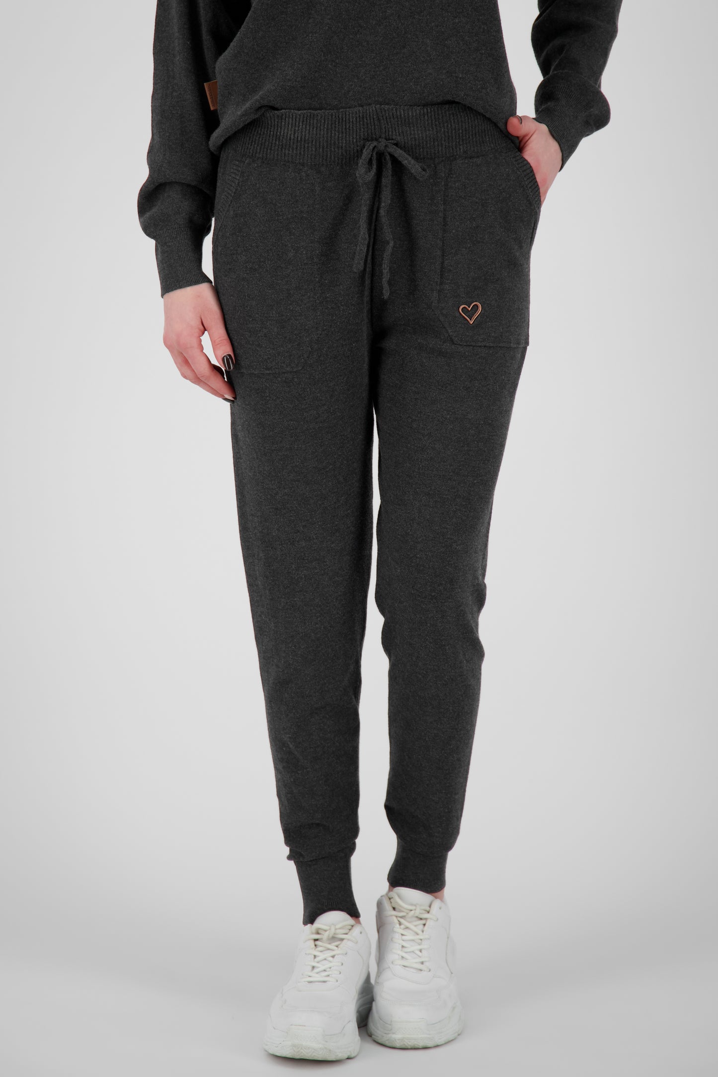 Damen Strickhose WilmaAK A: Komfortabler Alltagsbegleiter Grau