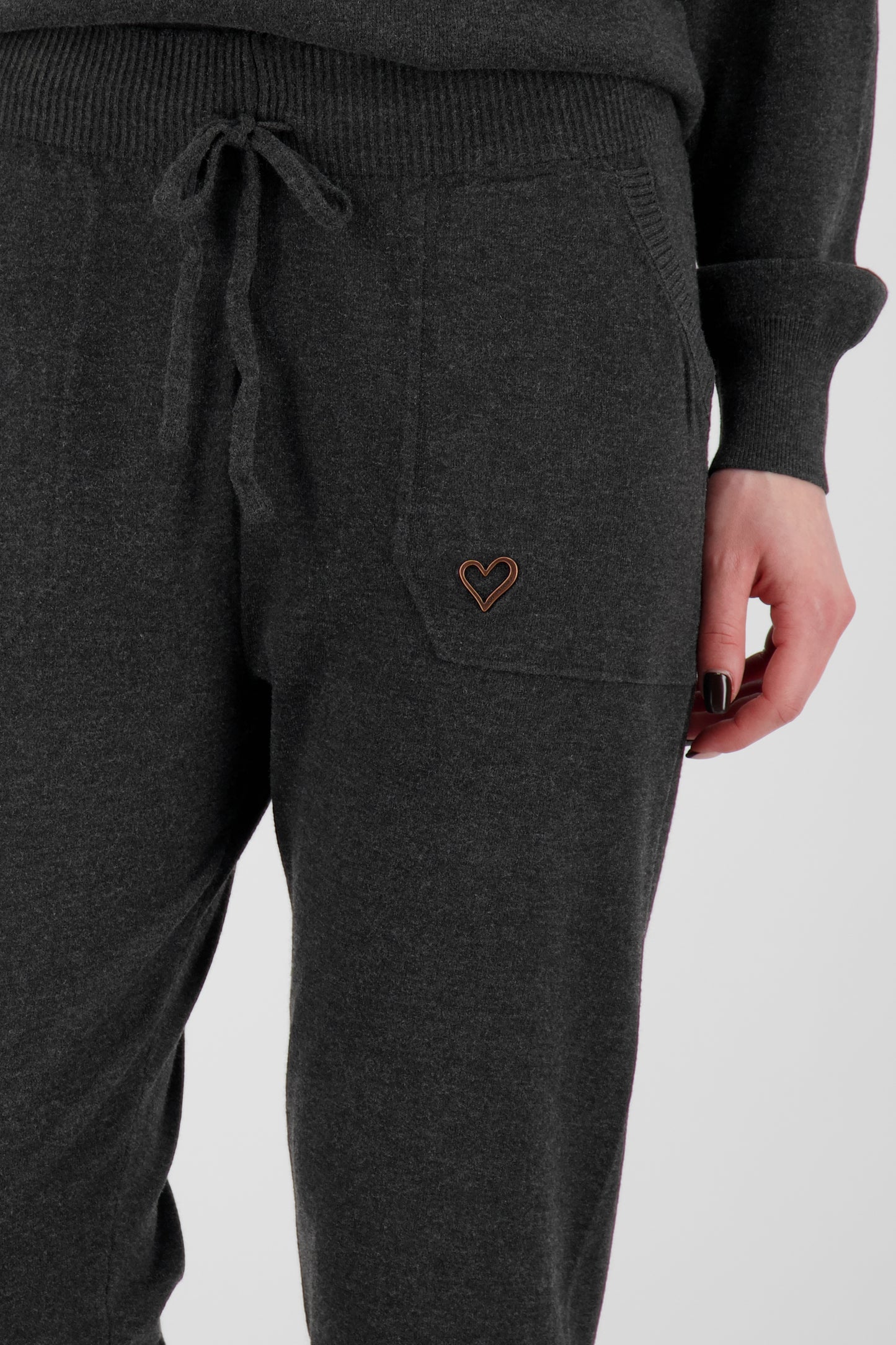 Damen Strickhose WilmaAK A: Komfortabler Alltagsbegleiter Grau