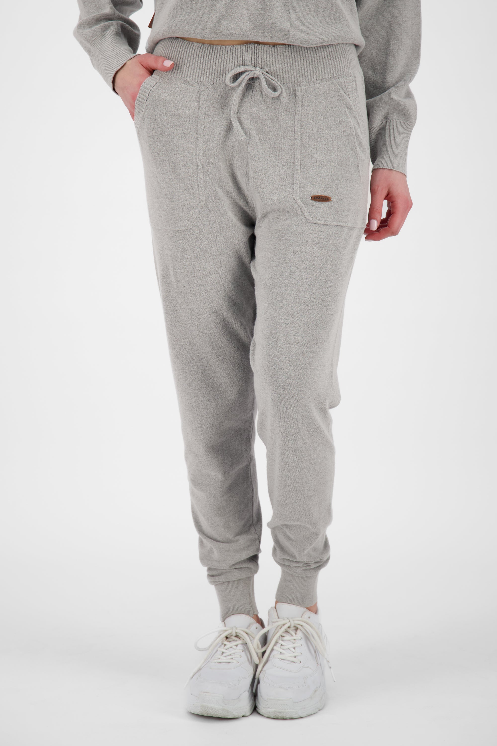 Damen Strickhose WilmaAK A: Komfortabler Alltagsbegleiter Grau