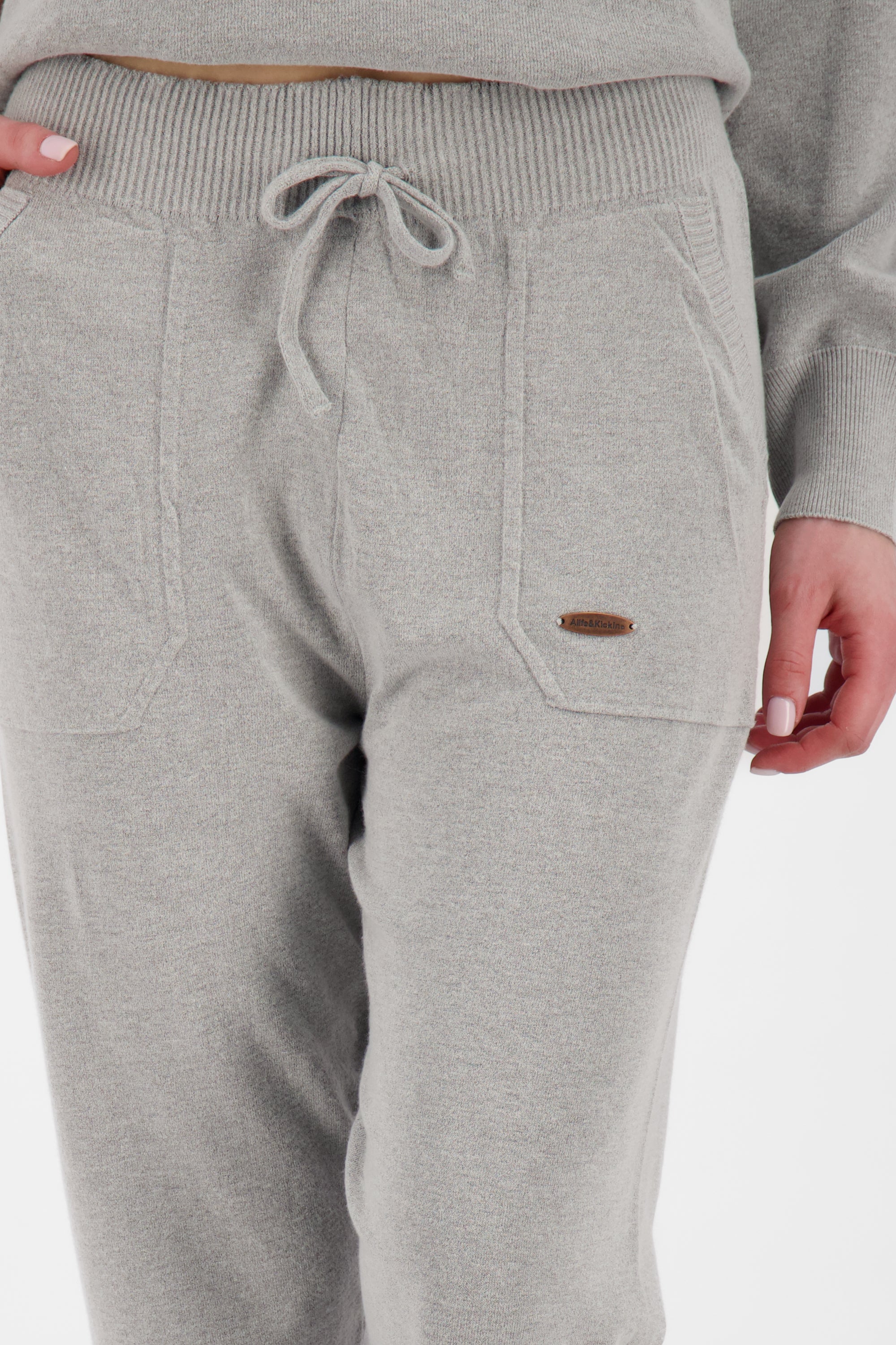 Damen Strickhose WilmaAK A: Komfortabler Alltagsbegleiter Grau