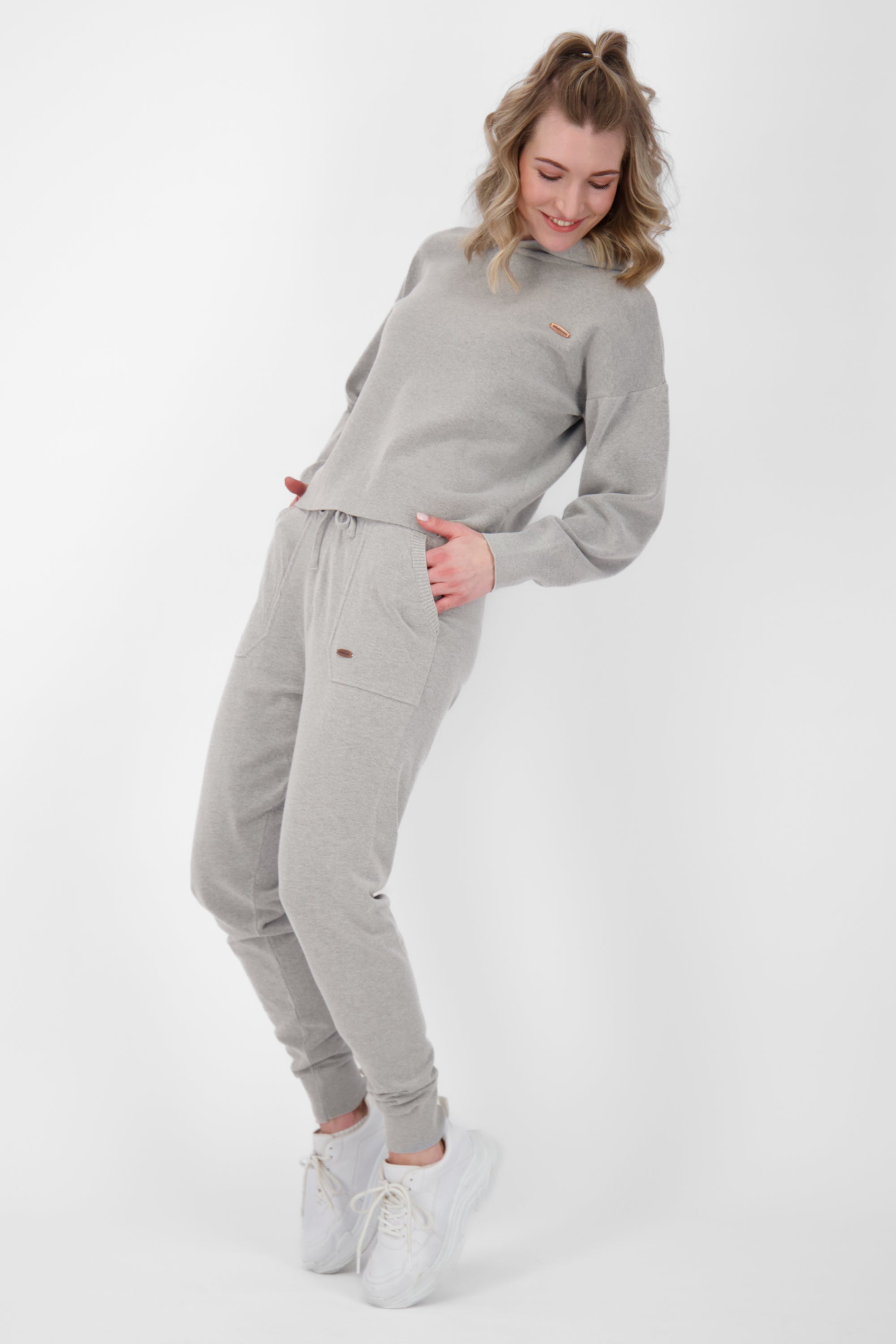 Damen Strickhose WilmaAK A: Komfortabler Alltagsbegleiter Grau