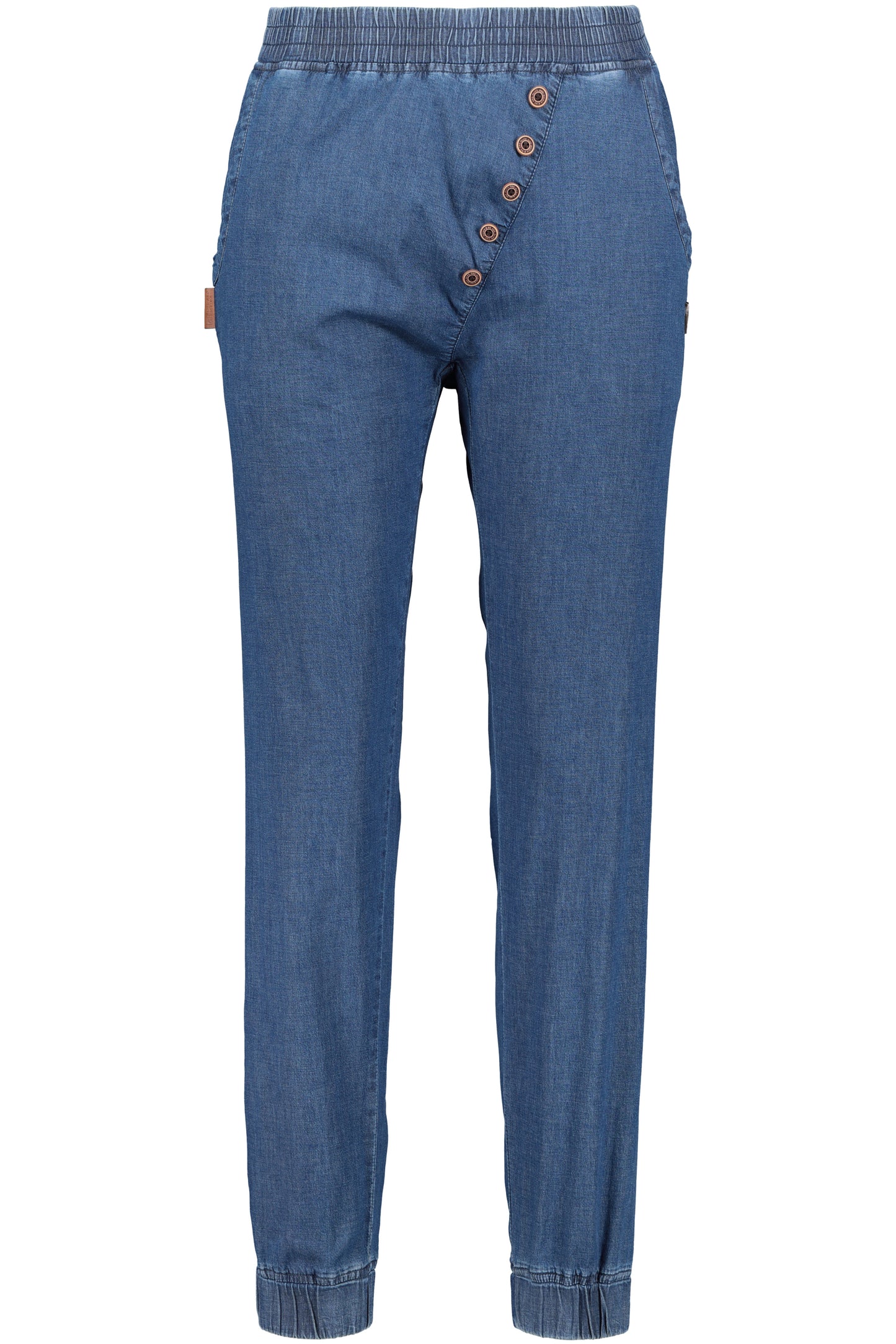 Cooler Denim-Look für Damen - Die Hose AlexisAK DNM Dunkelblau