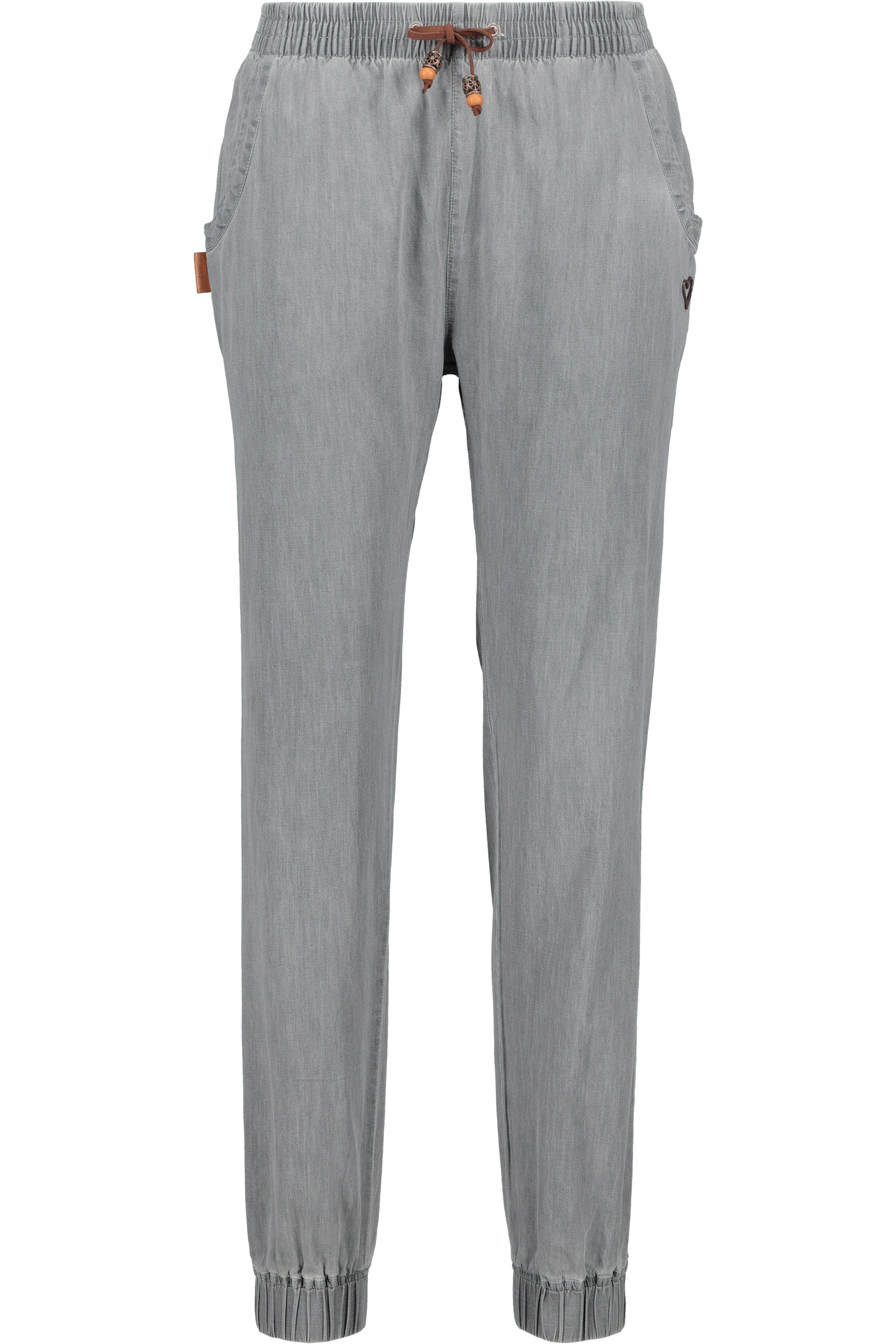 AliciaAK DNM A - Bequeme Damenhose mit individuellem Look Grau