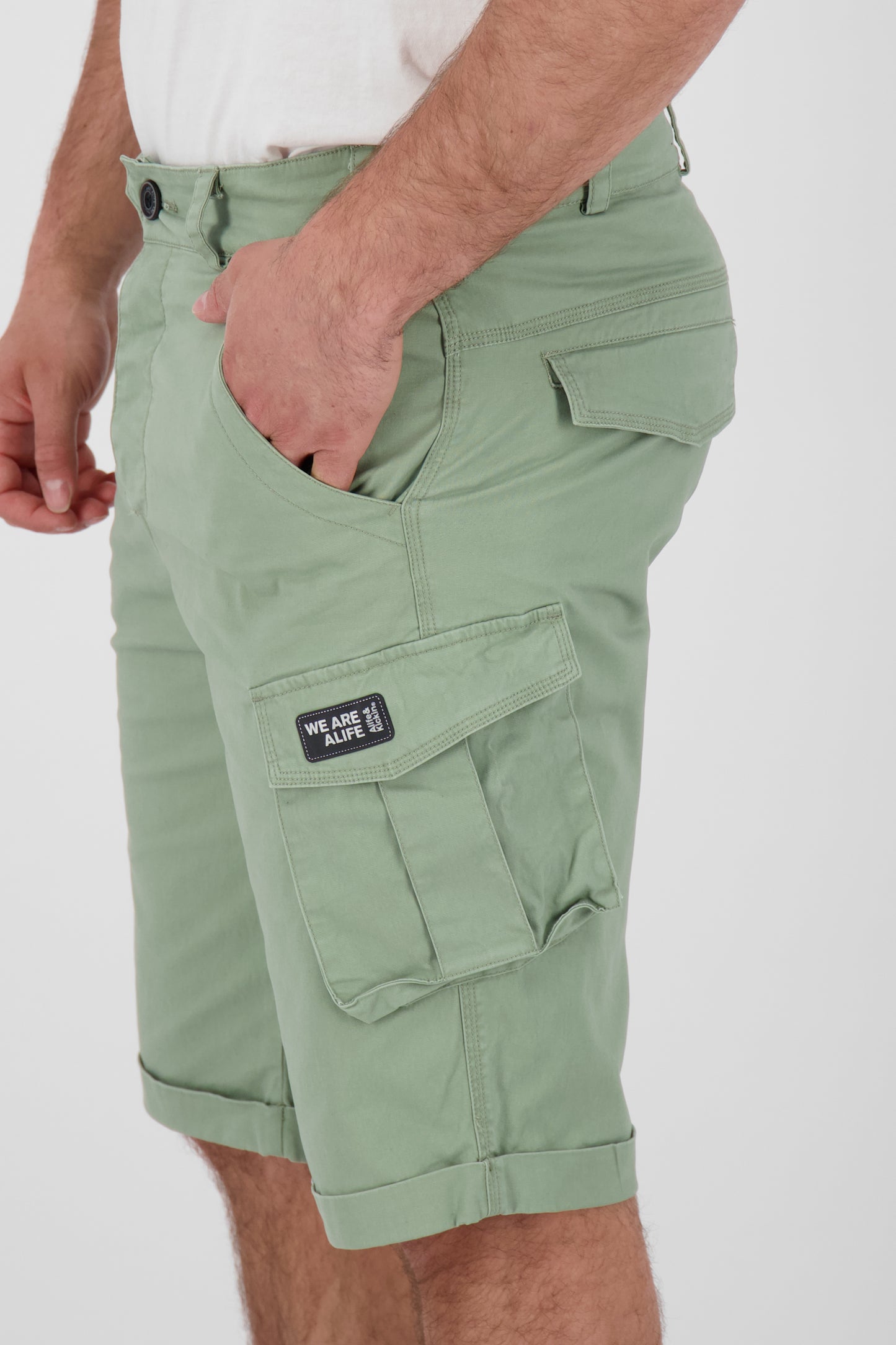 Herren Cargoshorts für den stilvollen Alltag - PhilippeAK Grün