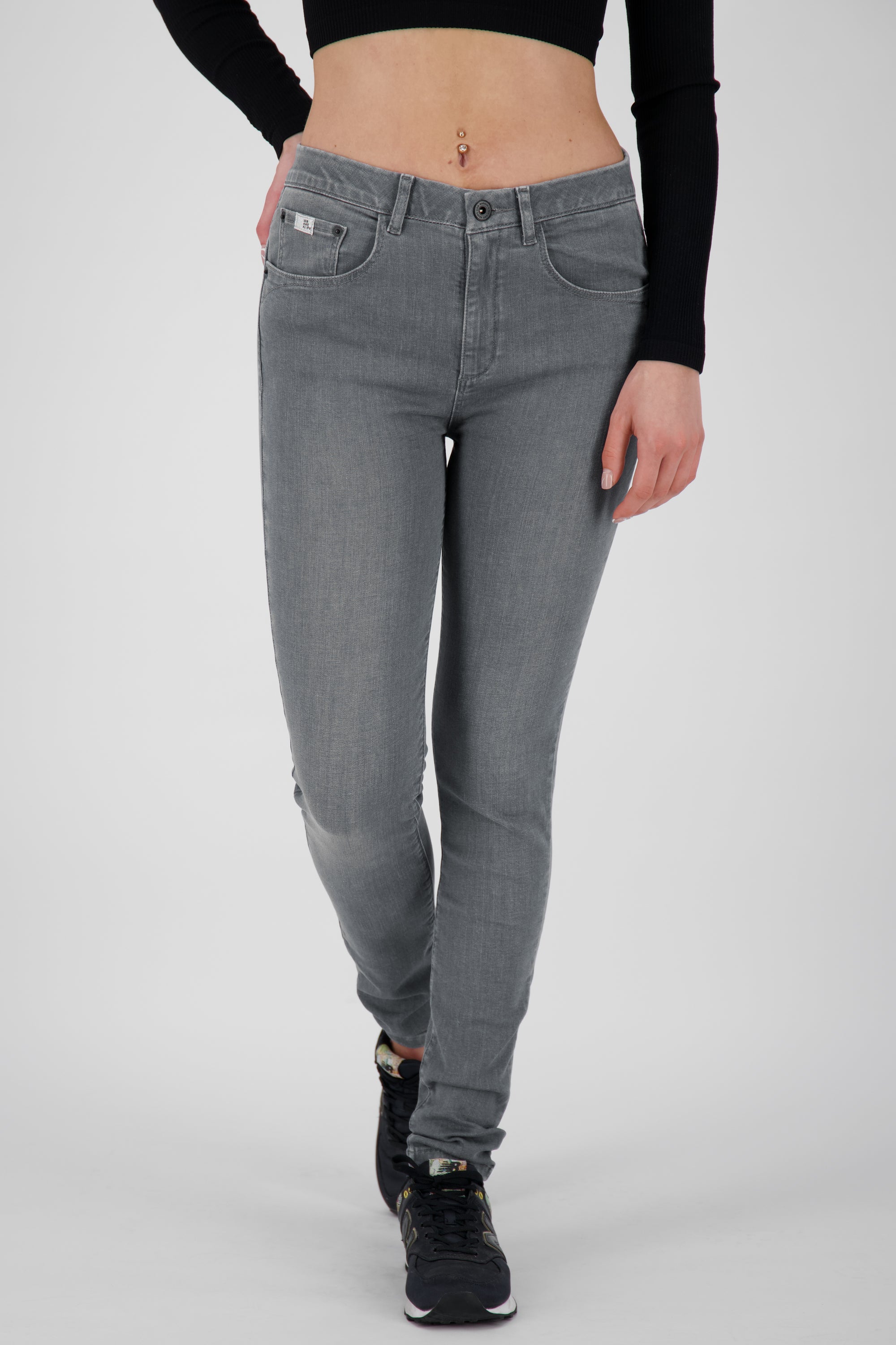 Trendige Damenjeans - ChelseaAK B Skinny Jeans Grau