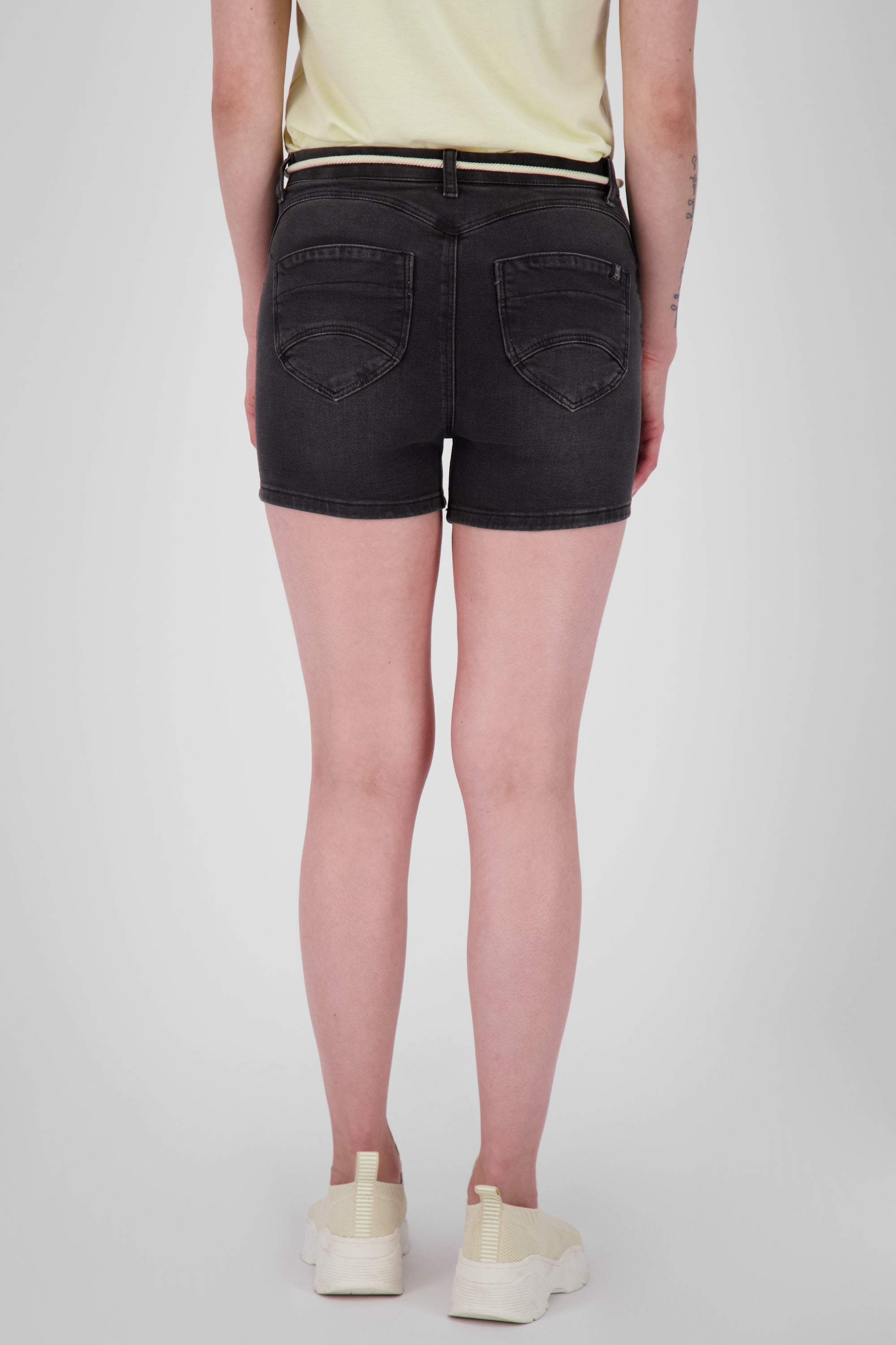 JanaAK DNM Q - Lässige Jeans Shorts für Damen Schwarz