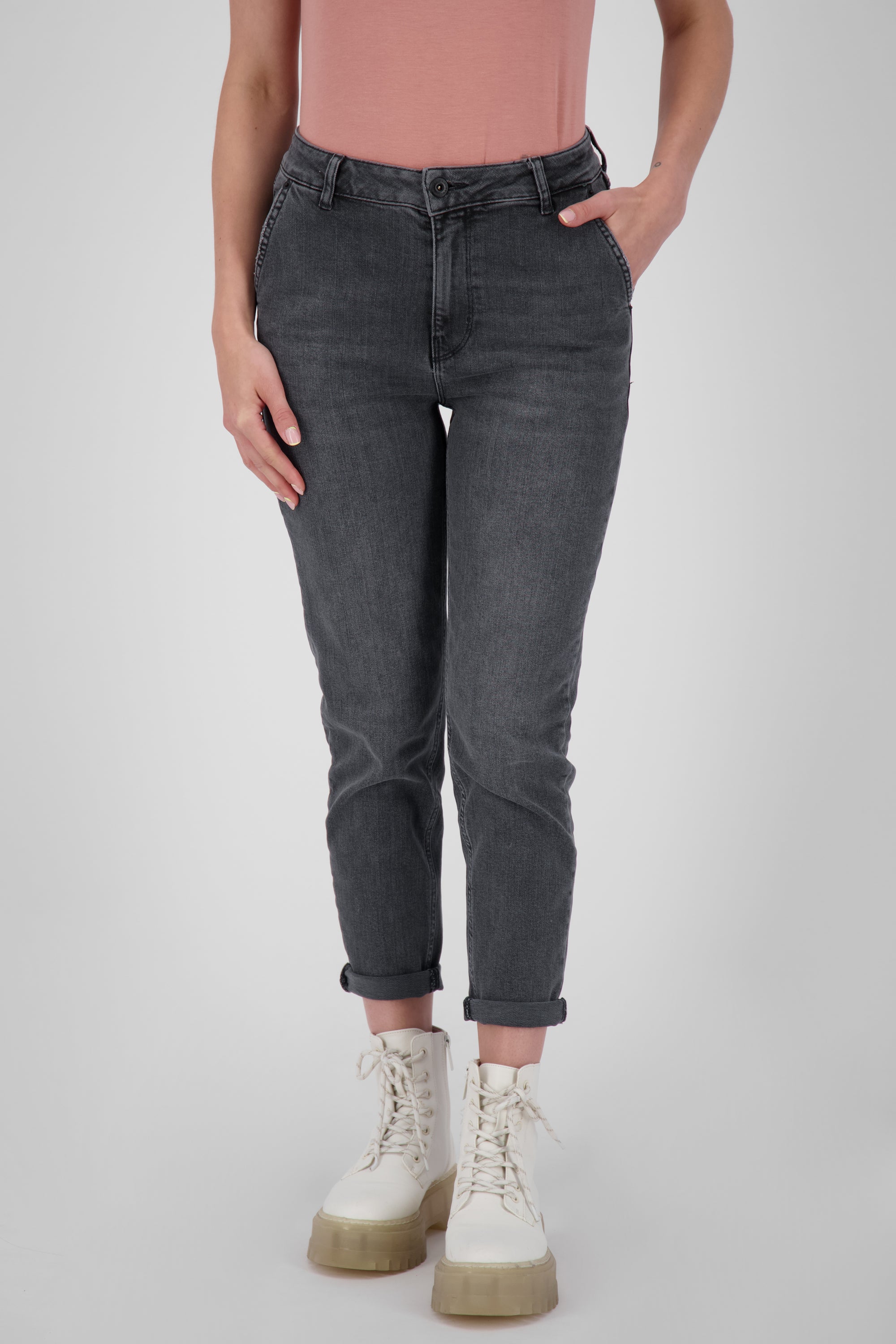 Trendige Damen Hose - LaureenAK DNM Q von Alife and Kickin Schwarz