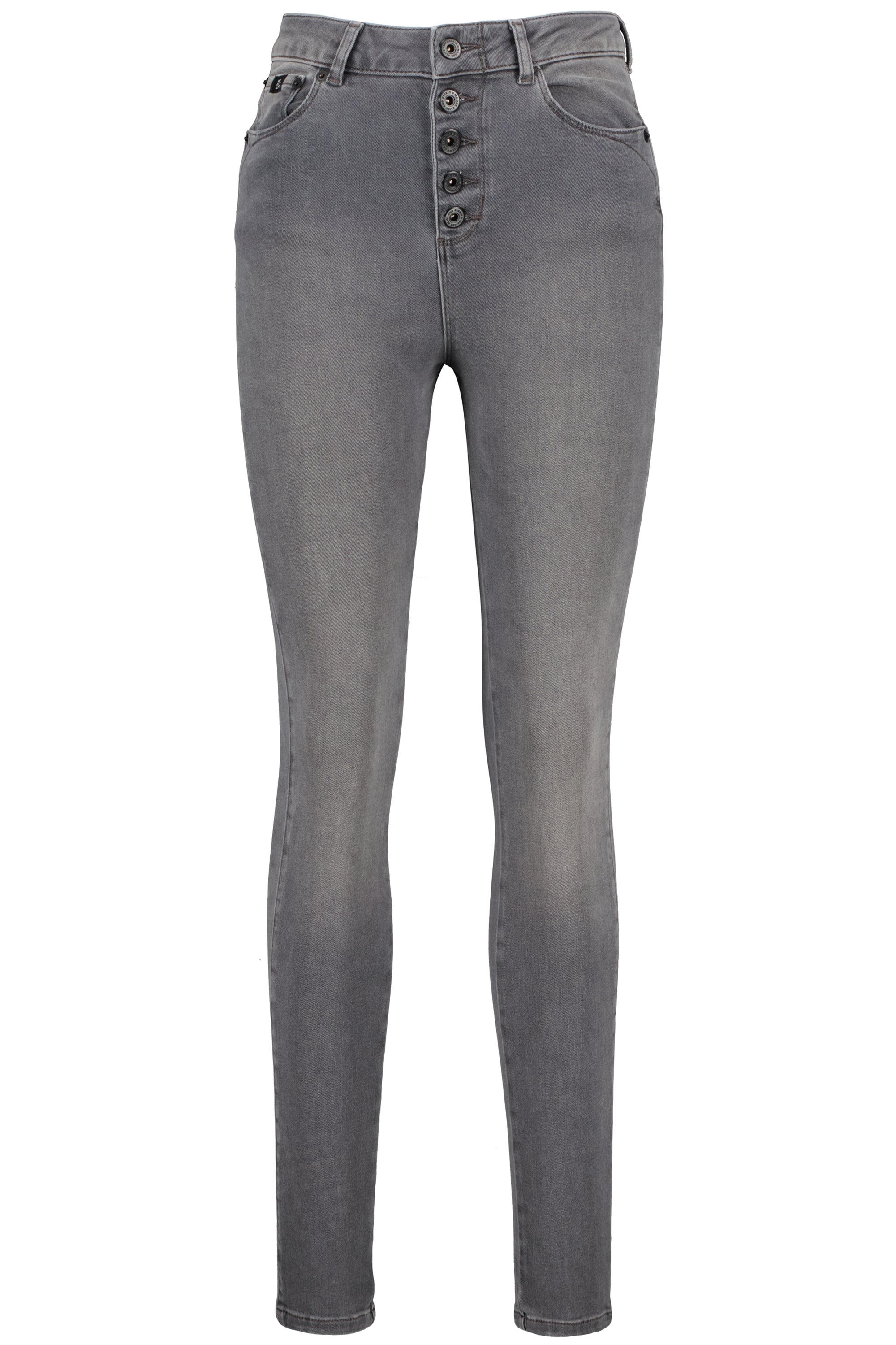 Stylische Damenjeans mit schmaler Beinform - LeonoraAK DNM Q Grau