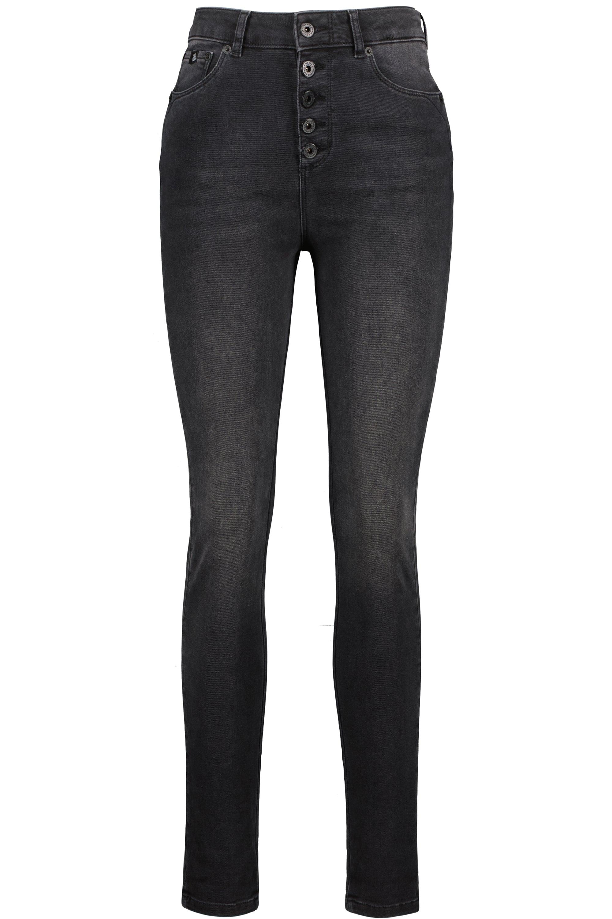 Stylische Damenjeans mit schmaler Beinform - LeonoraAK DNM Q Schwarz