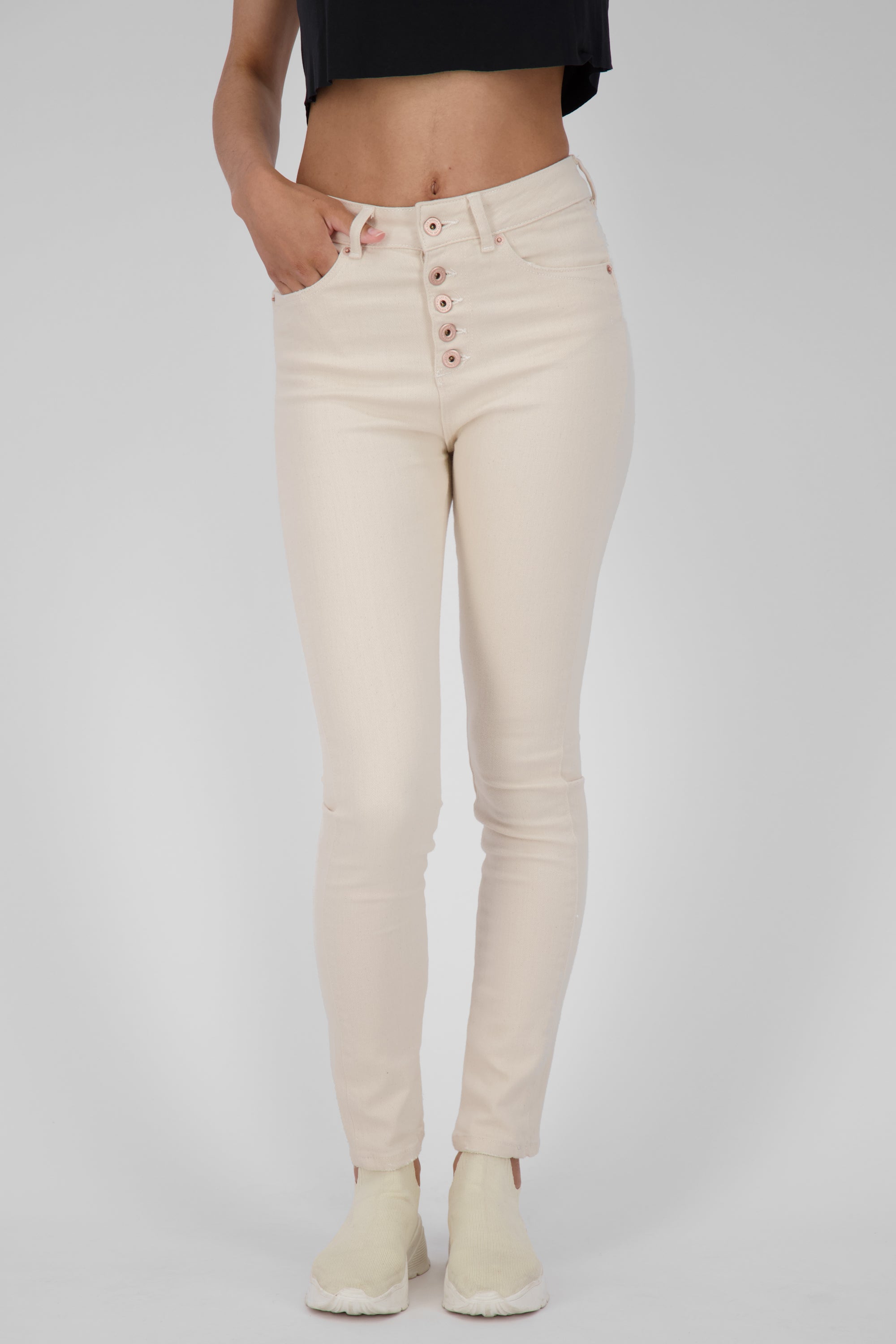 Damenjeans LeonoraAK DNM R - Bequem, stylish und vielseitig  Beige