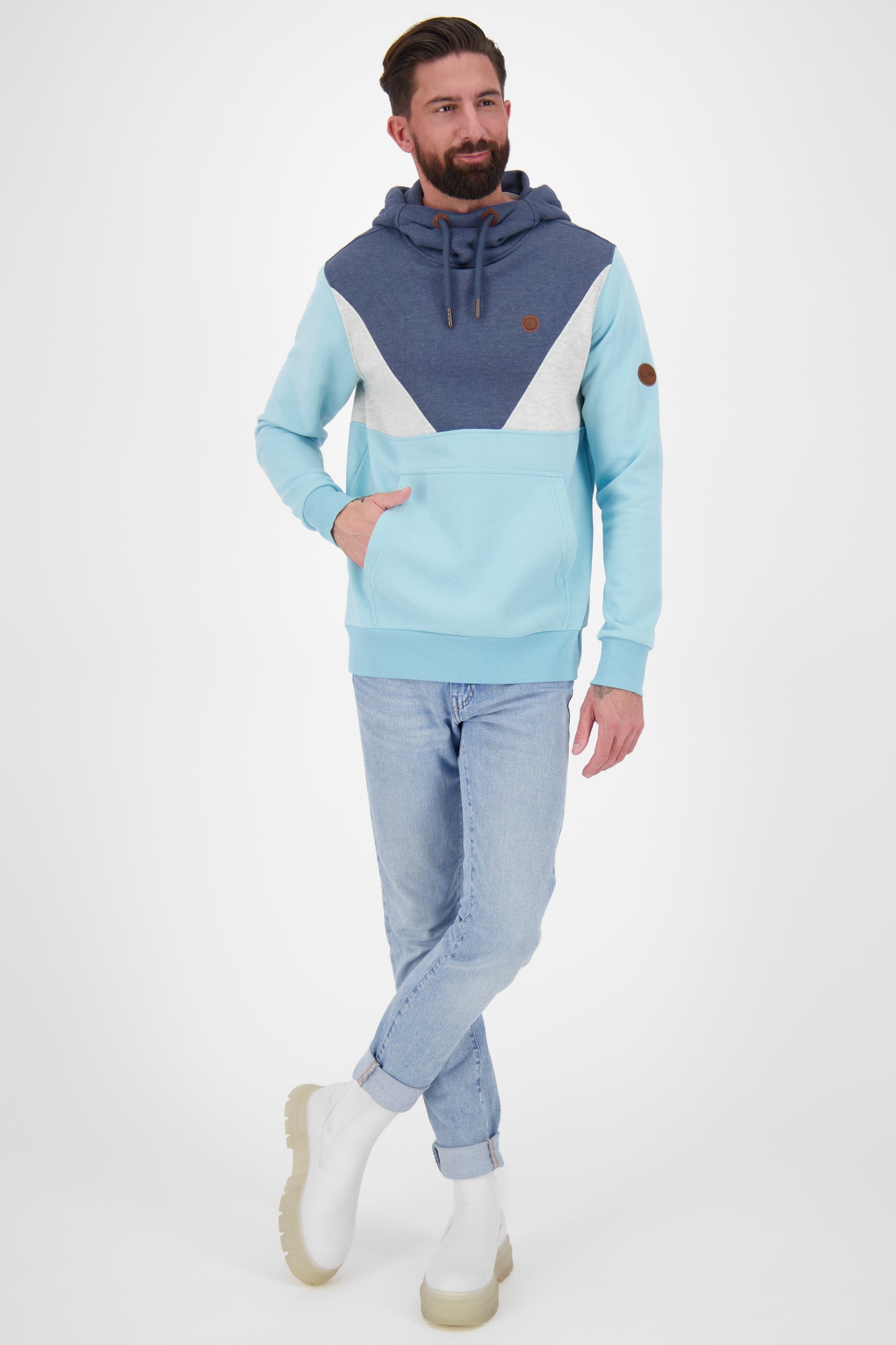 JohnsonAK A Hoodie für Herren von Alife and Kickin Hellblau