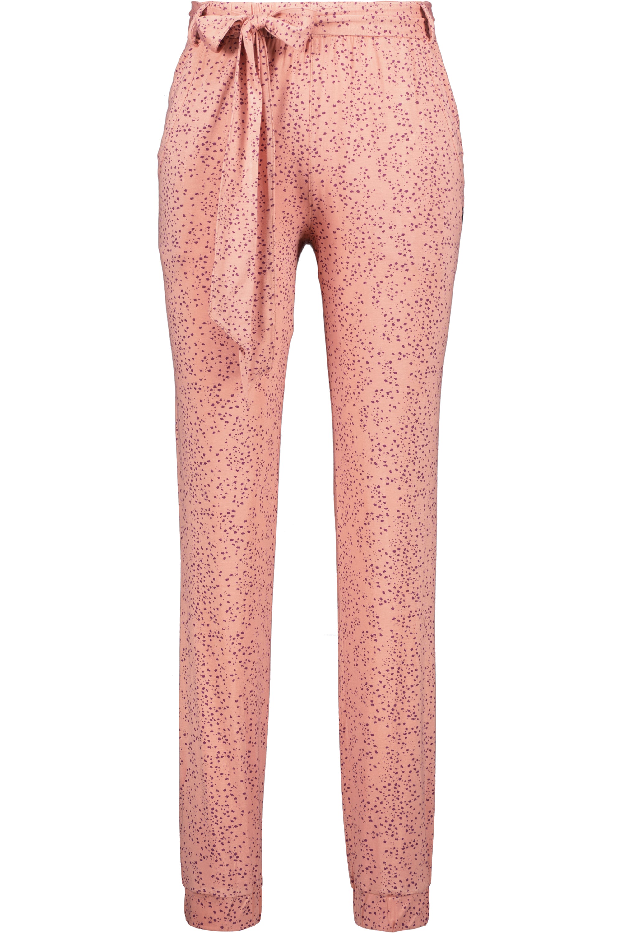 Damen Stoffhose mit Alloverprint - AliceAK B Rosa