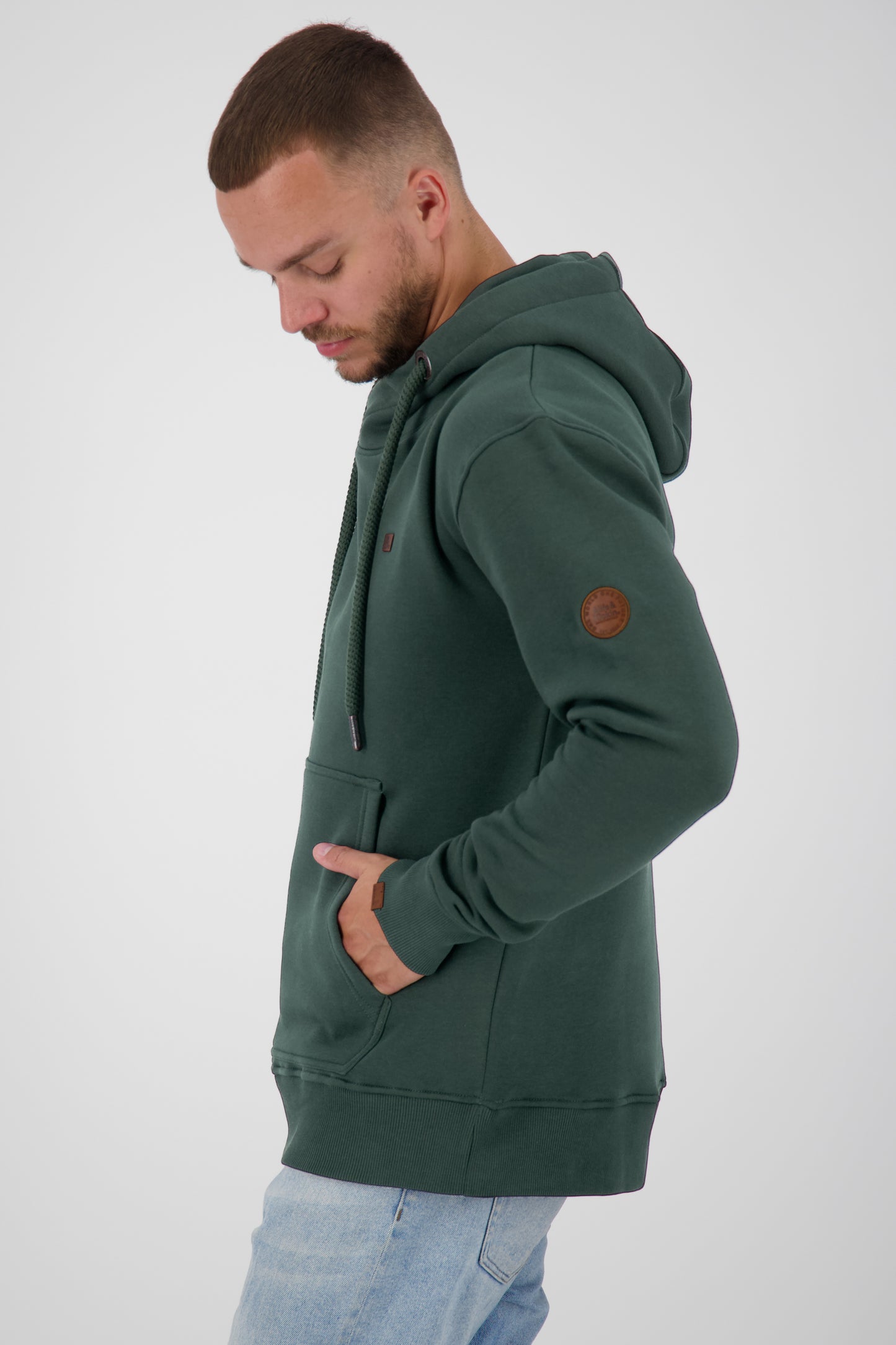 JohnsonAK A Hoodie für Herren - Klassisch, bequem und alltagstauglich Dunkelgrün
