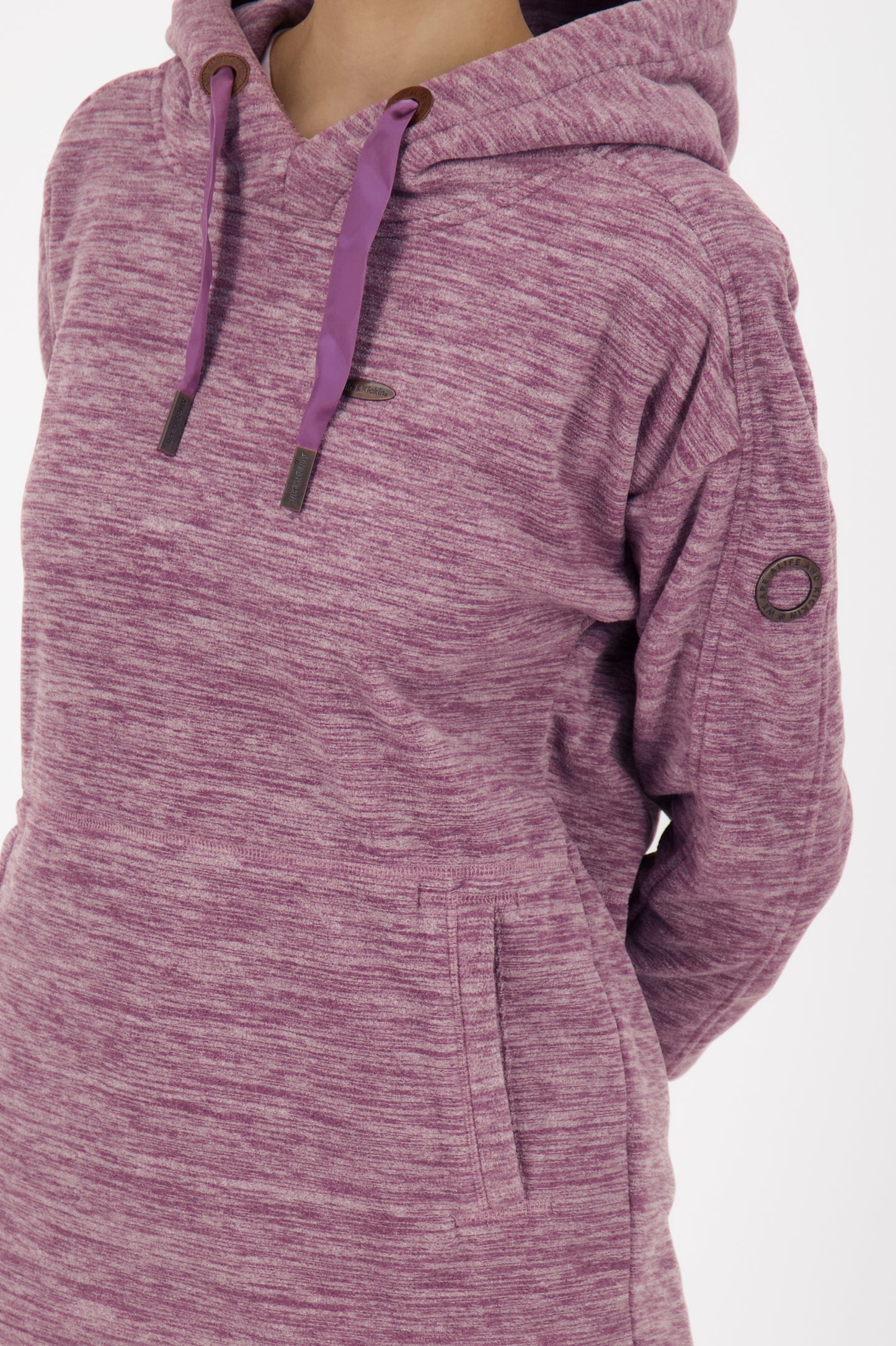 Alife and Kickin AliyahAK F Fleecepullover für Damen: Komfort trifft Stil Violett