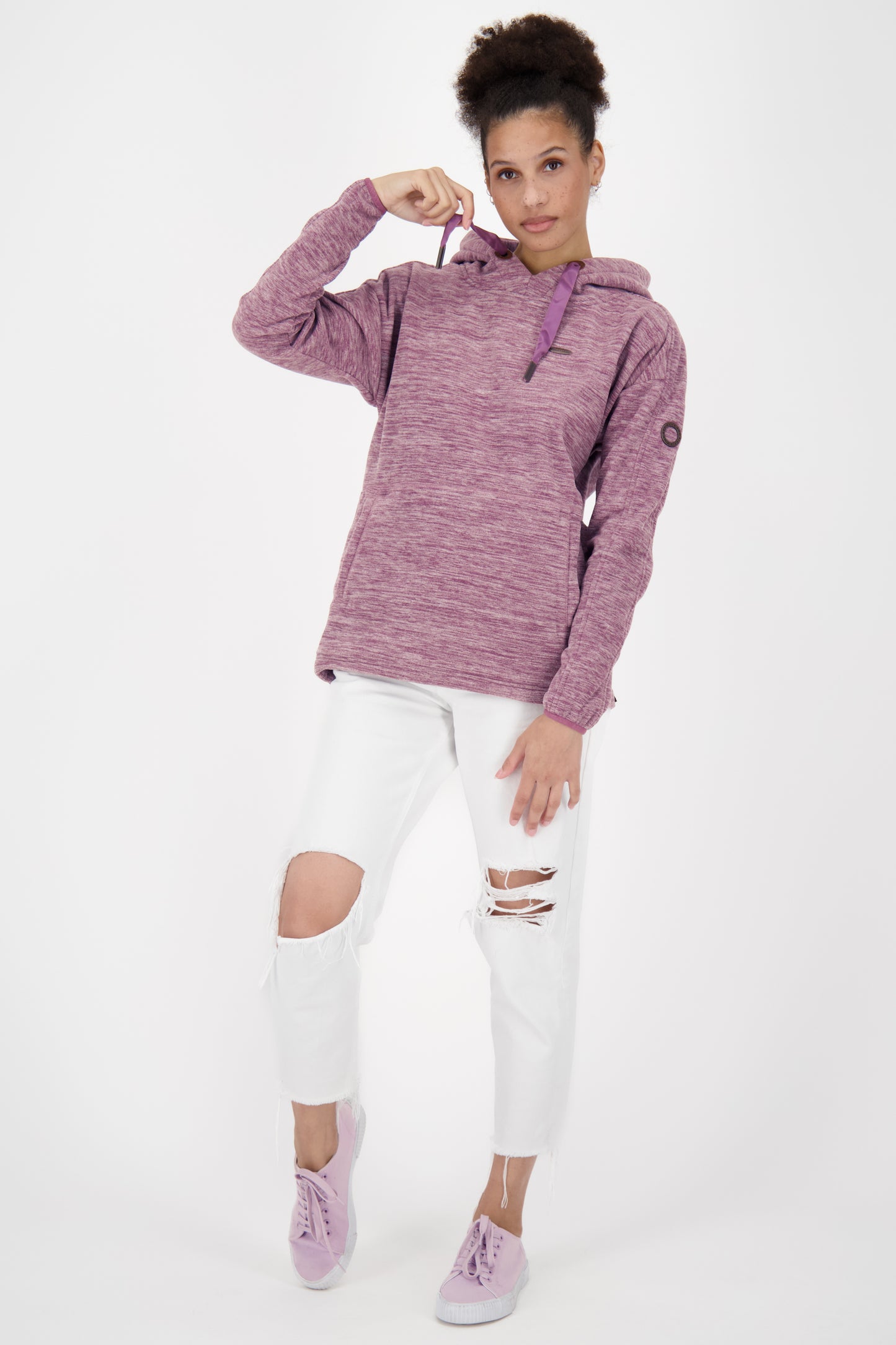 Alife and Kickin AliyahAK F Fleecepullover für Damen: Komfort trifft Stil Violett