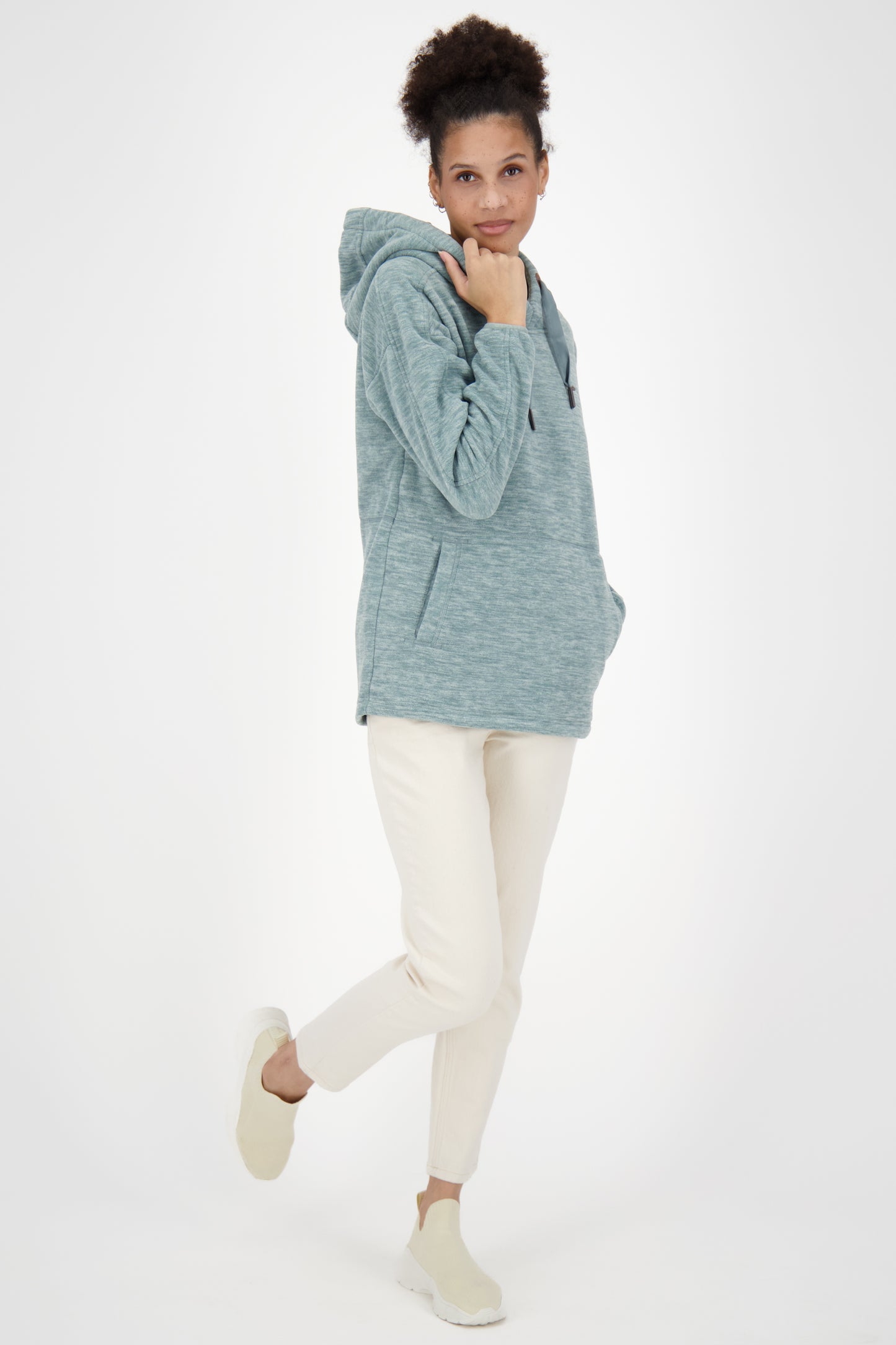 Alife and Kickin AliyahAK F Fleecepullover für Damen: Komfort trifft Stil Grau