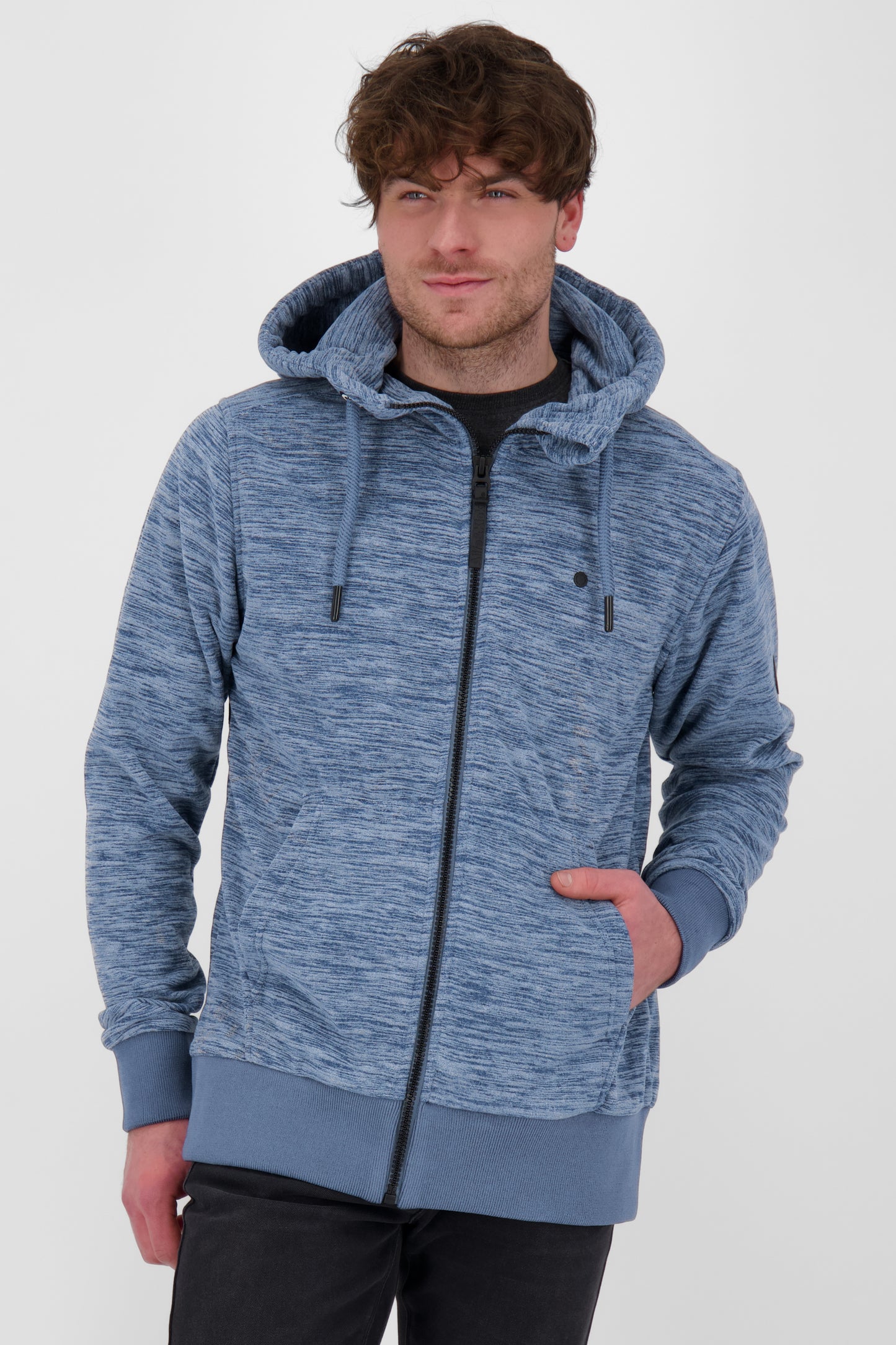 TrasherAK F Herren Fleecejacke von Alife and Kickin: Stylisch und funktional Dunkelblau