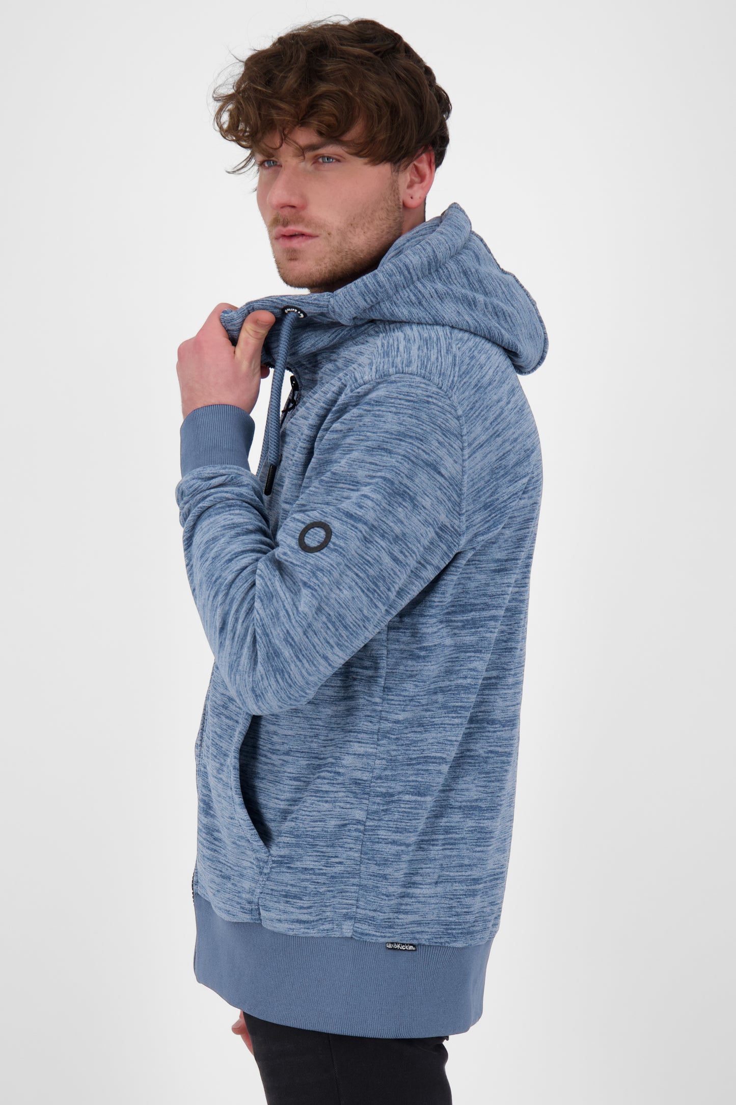 TrasherAK F Herren Fleecejacke von Alife and Kickin: Stylisch und funktional Dunkelblau