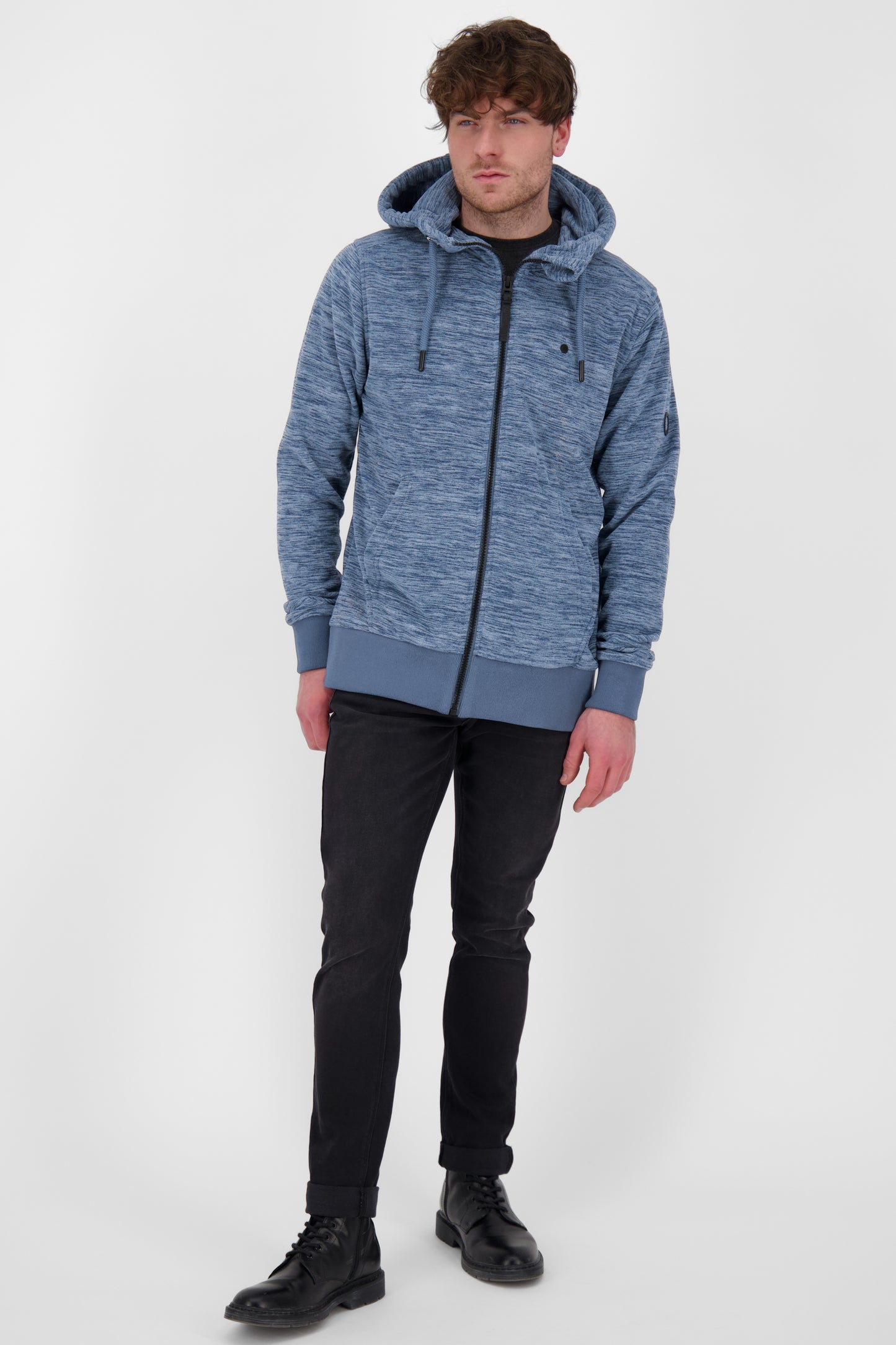 TrasherAK F Herren Fleecejacke von Alife and Kickin: Stylisch und funktional Dunkelblau