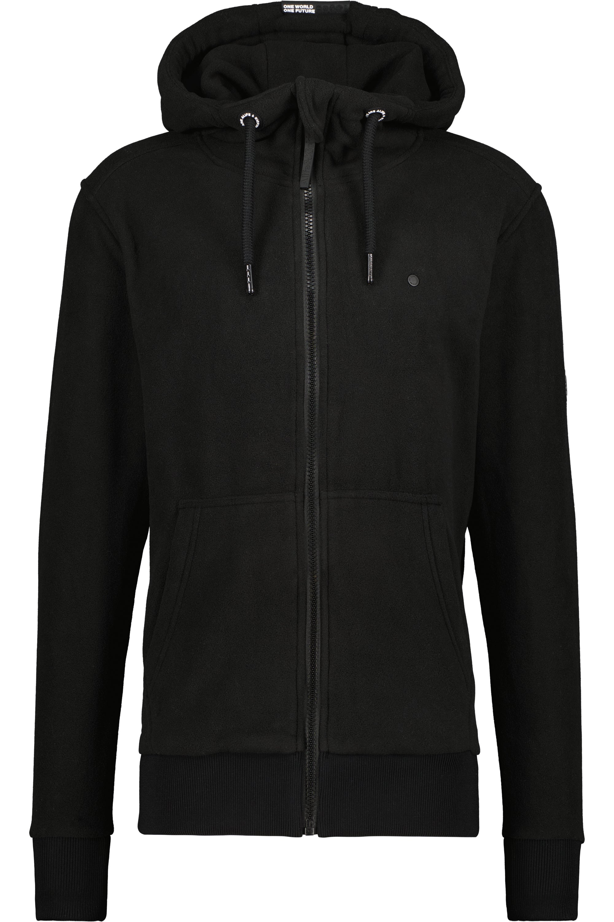 TrasherAK F Herren Fleecejacke von Alife and Kickin: Stylisch und funktional Schwarz