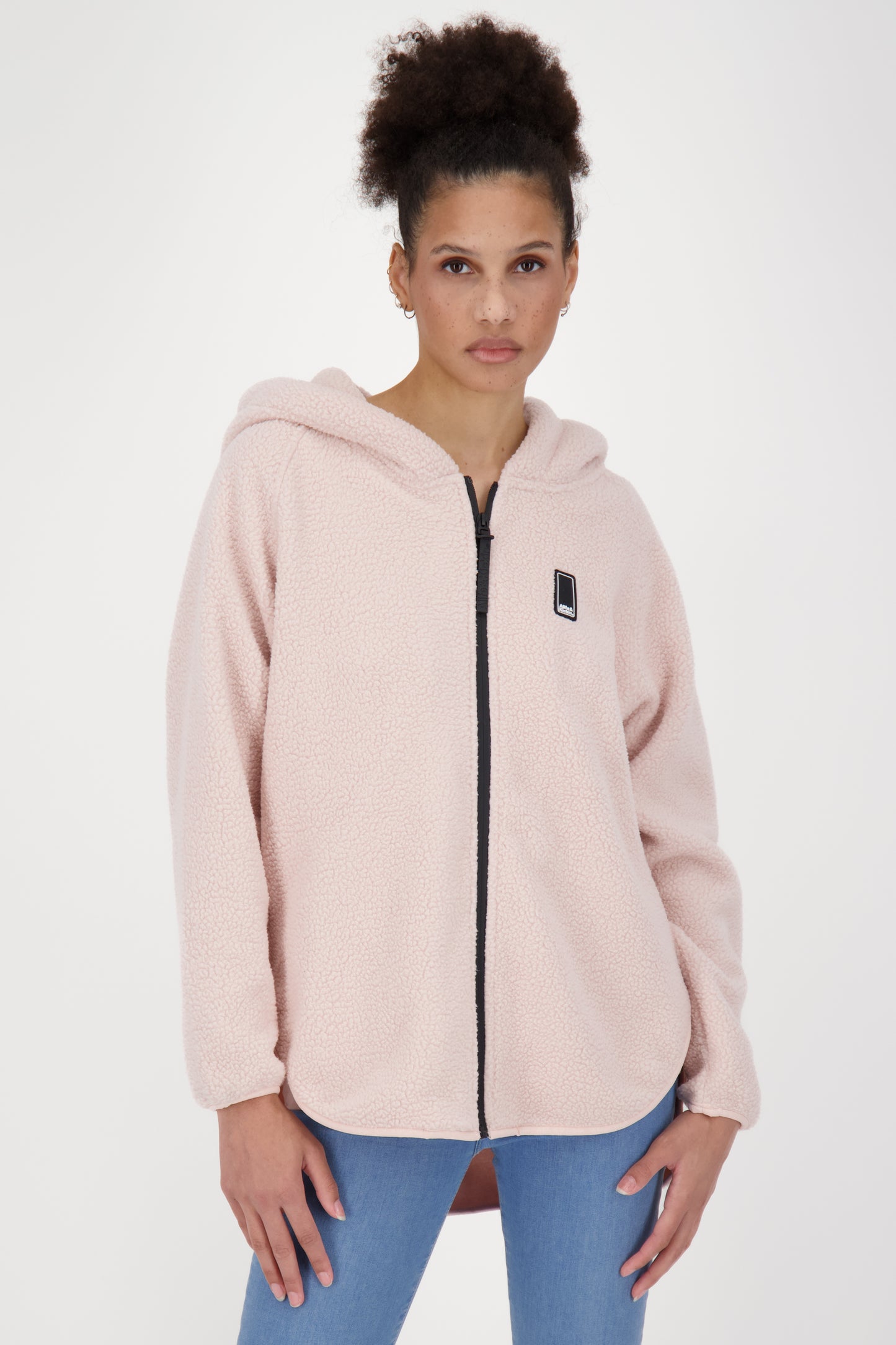 Kuschelige Teddyjacke für Damen - MaraikeAK G von Alife and Kickin Rosa