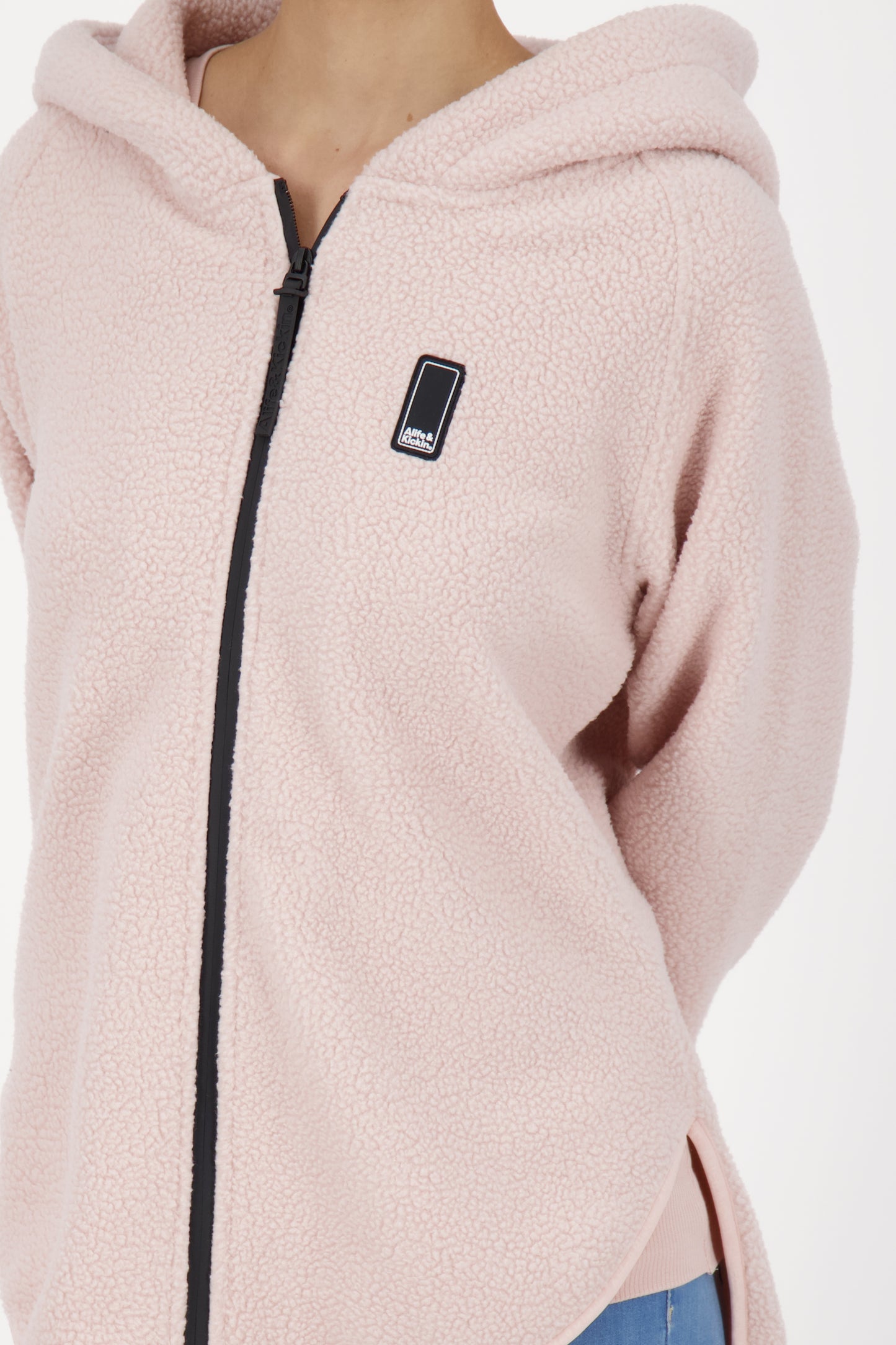 Kuschelige Teddyjacke für Damen - MaraikeAK G von Alife and Kickin Rosa