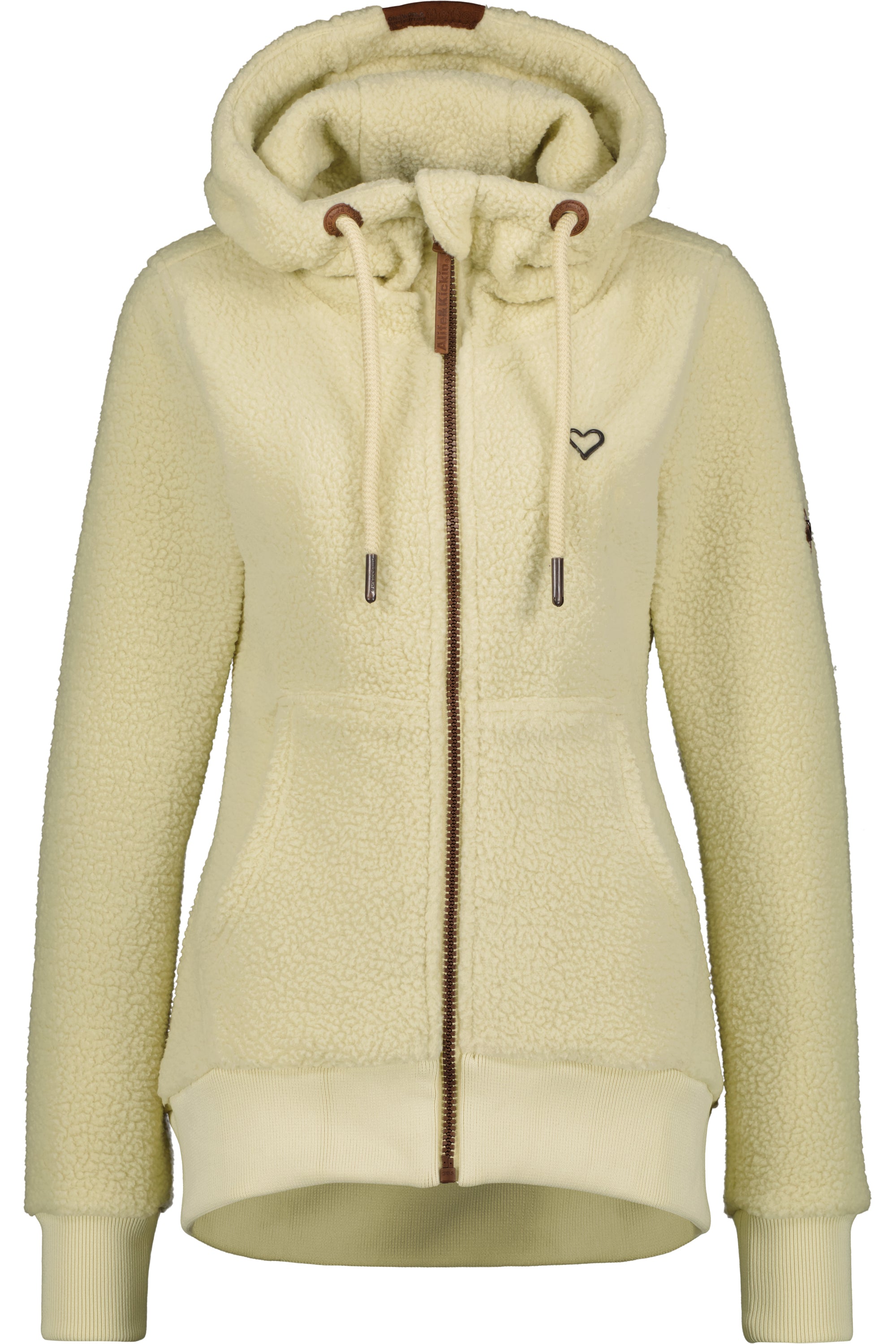 YasminAK G Teddyjacke für Damen - Stylisch durch den Winter Beige