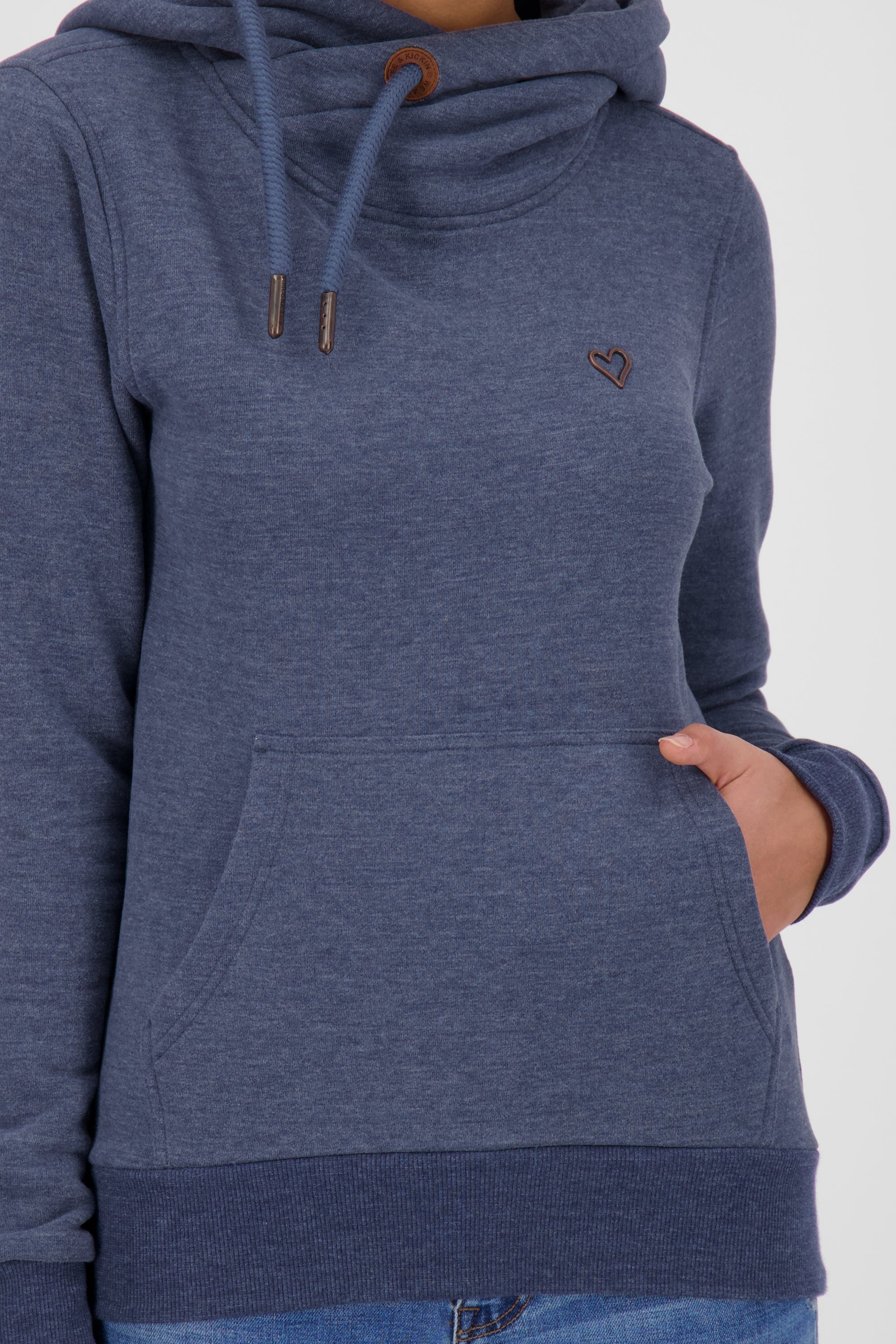 Damen Kapuzensweatshirt SarahAK A in tollen Farben Dunkelblau