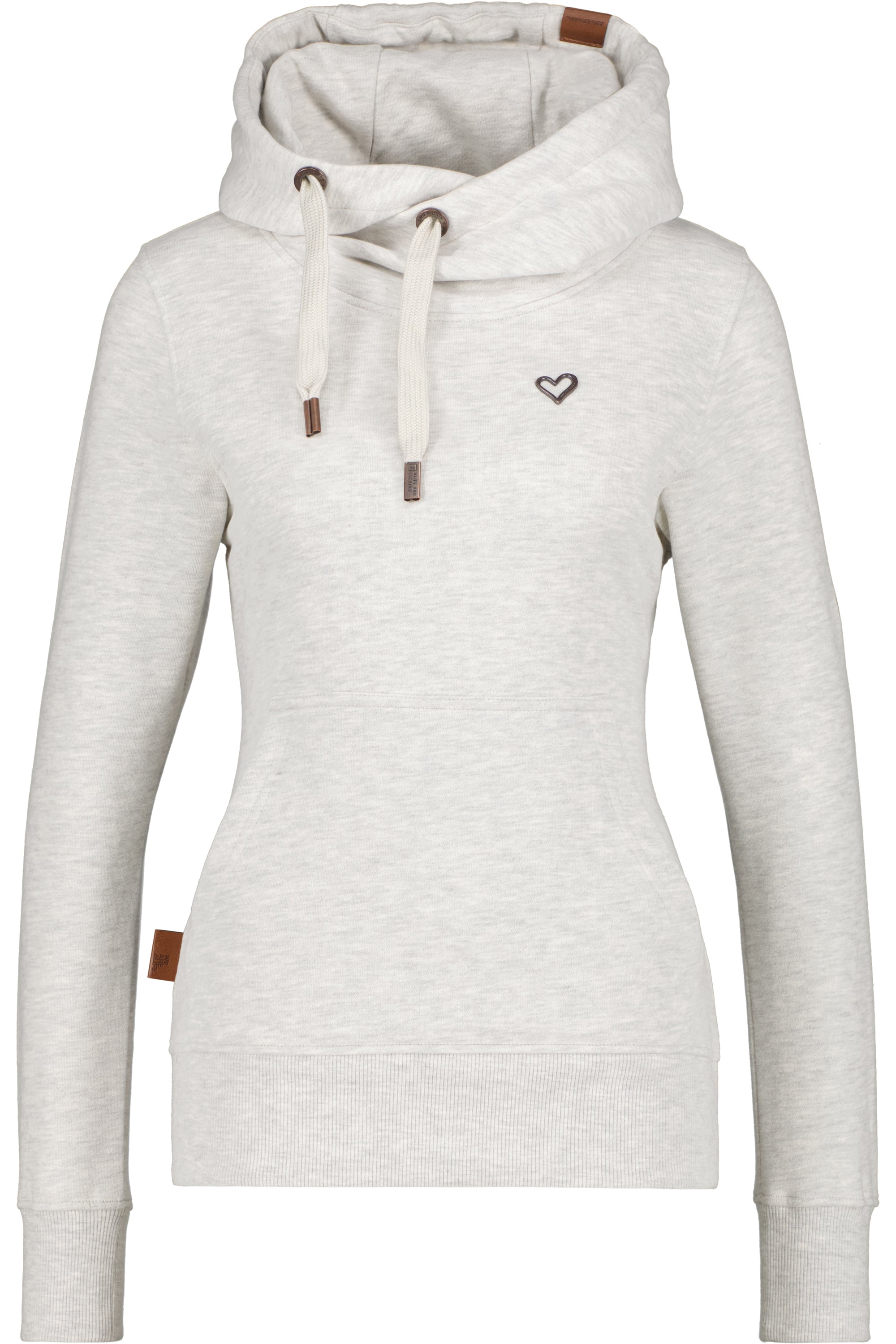 SarahAK A Hoodie Damen mit Kapuze Grau