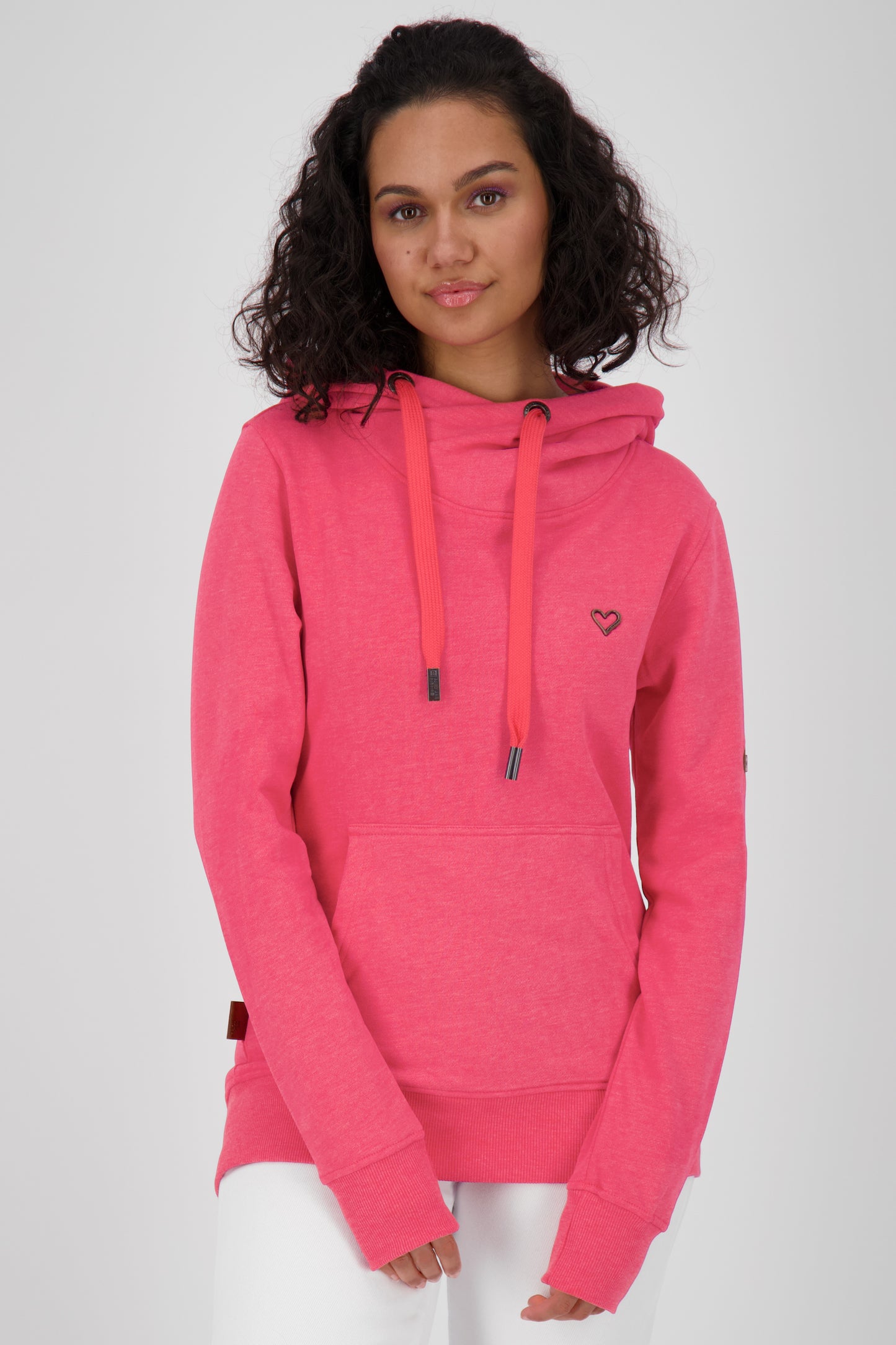SarahAK A Hoodie Damen mit Kapuze Rot