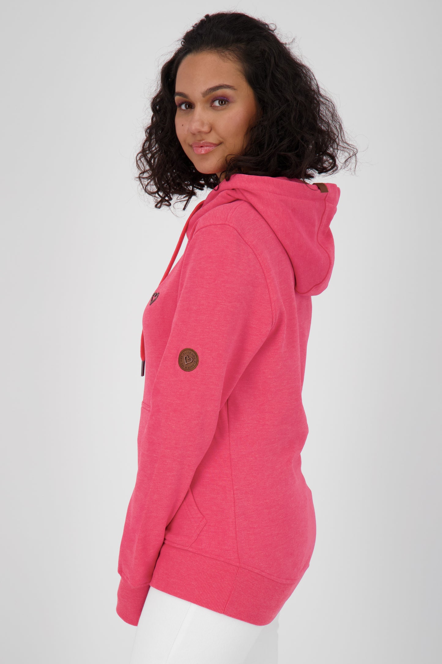 SarahAK A Hoodie Damen mit Kapuze Rot