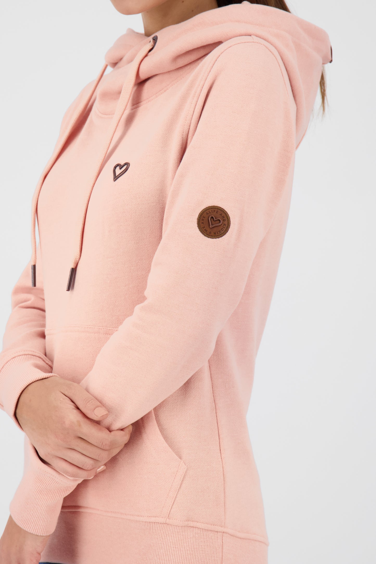 SarahAK A Hoodie Damen mit Kapuze Rosa
