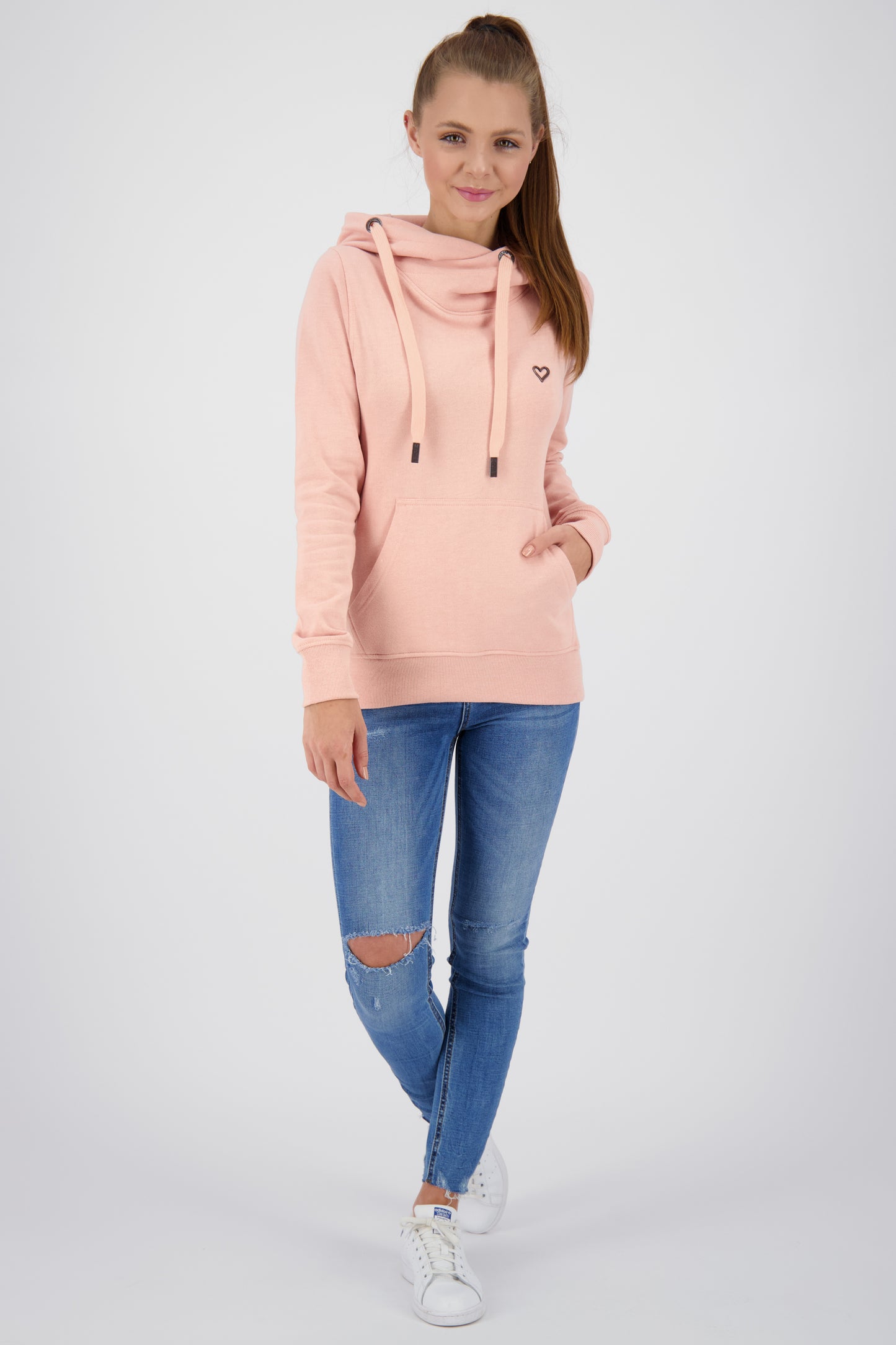 SarahAK A Hoodie Damen mit Kapuze Rosa