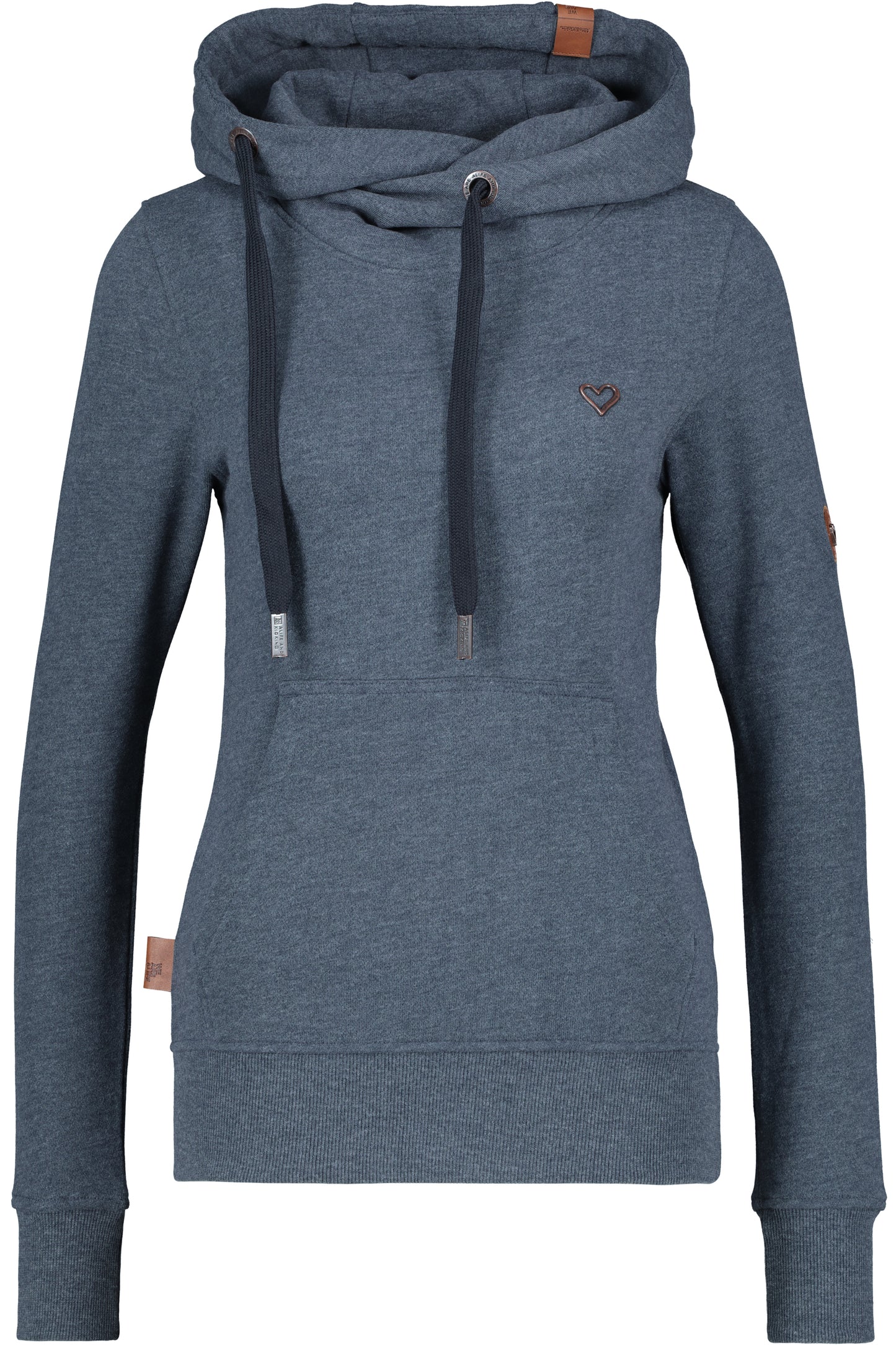 SarahAK A Hoodie Damen mit Kapuze Dunkelblau
