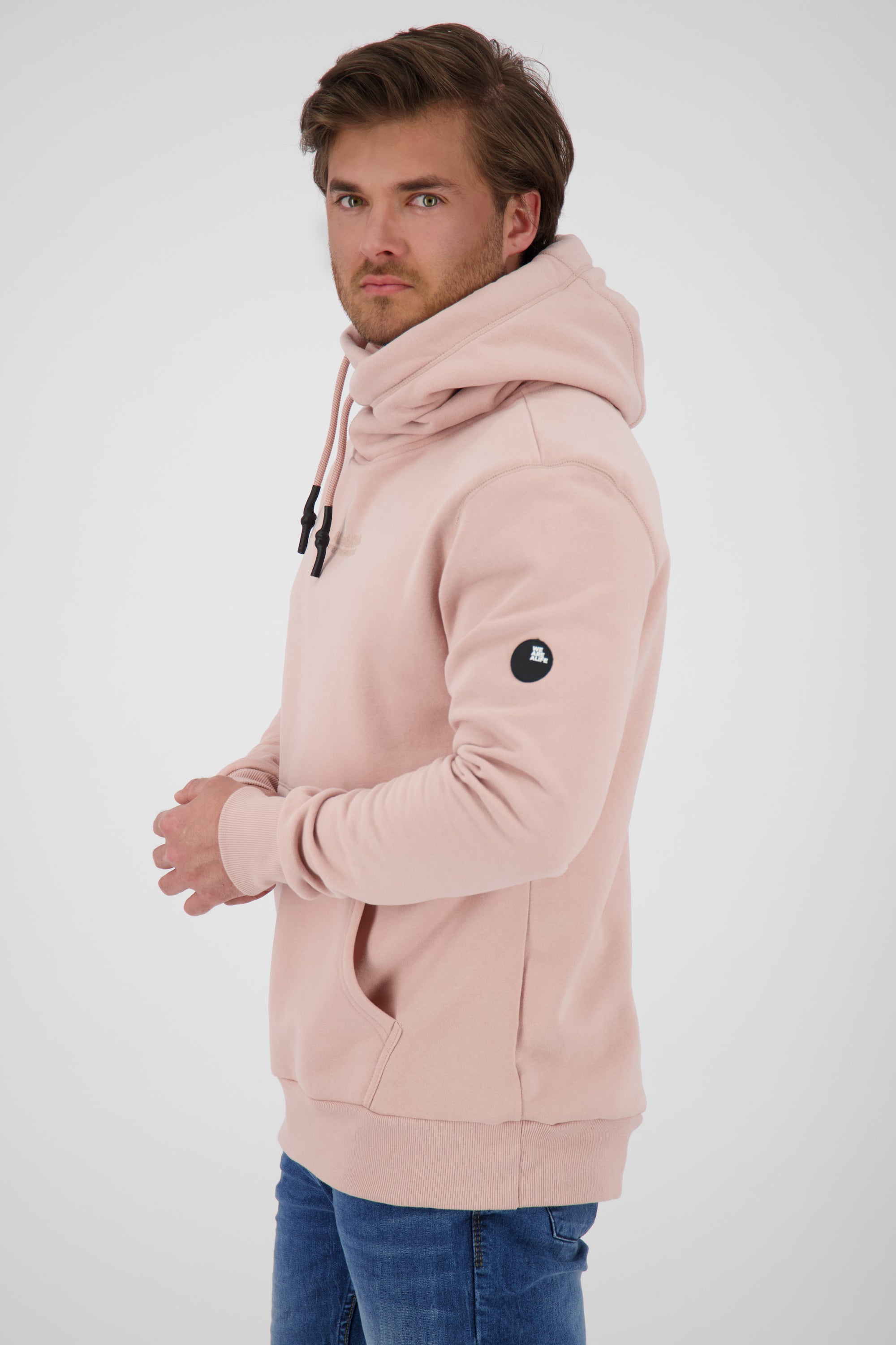 Sportiver Herrenpullover JohnsonAK A Rosa